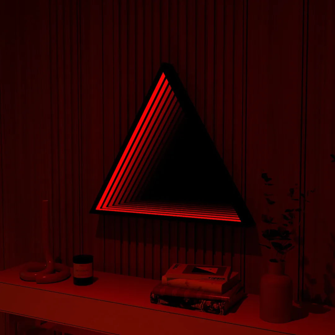 Triangle Infinity Mirror Mirror Interior Moderna