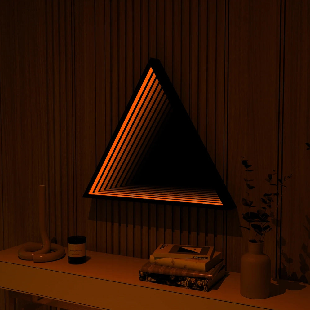 Triangle Infinity Mirror Mirror Interior Moderna