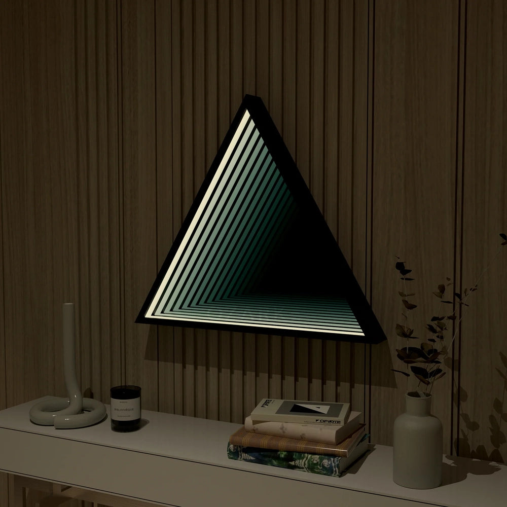 Triangle Infinity Mirror Mirror Interior Moderna