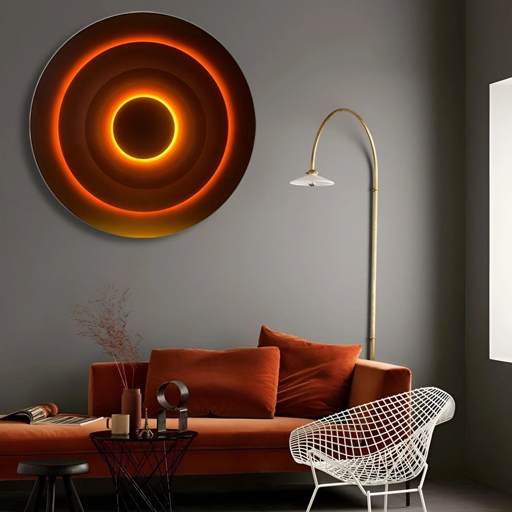 Triple Eclipse Radiance Wall Art Interior Moderna