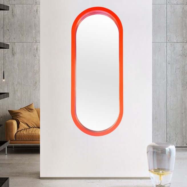 Oversized Pill Mirror Mirror Interior Moderna   