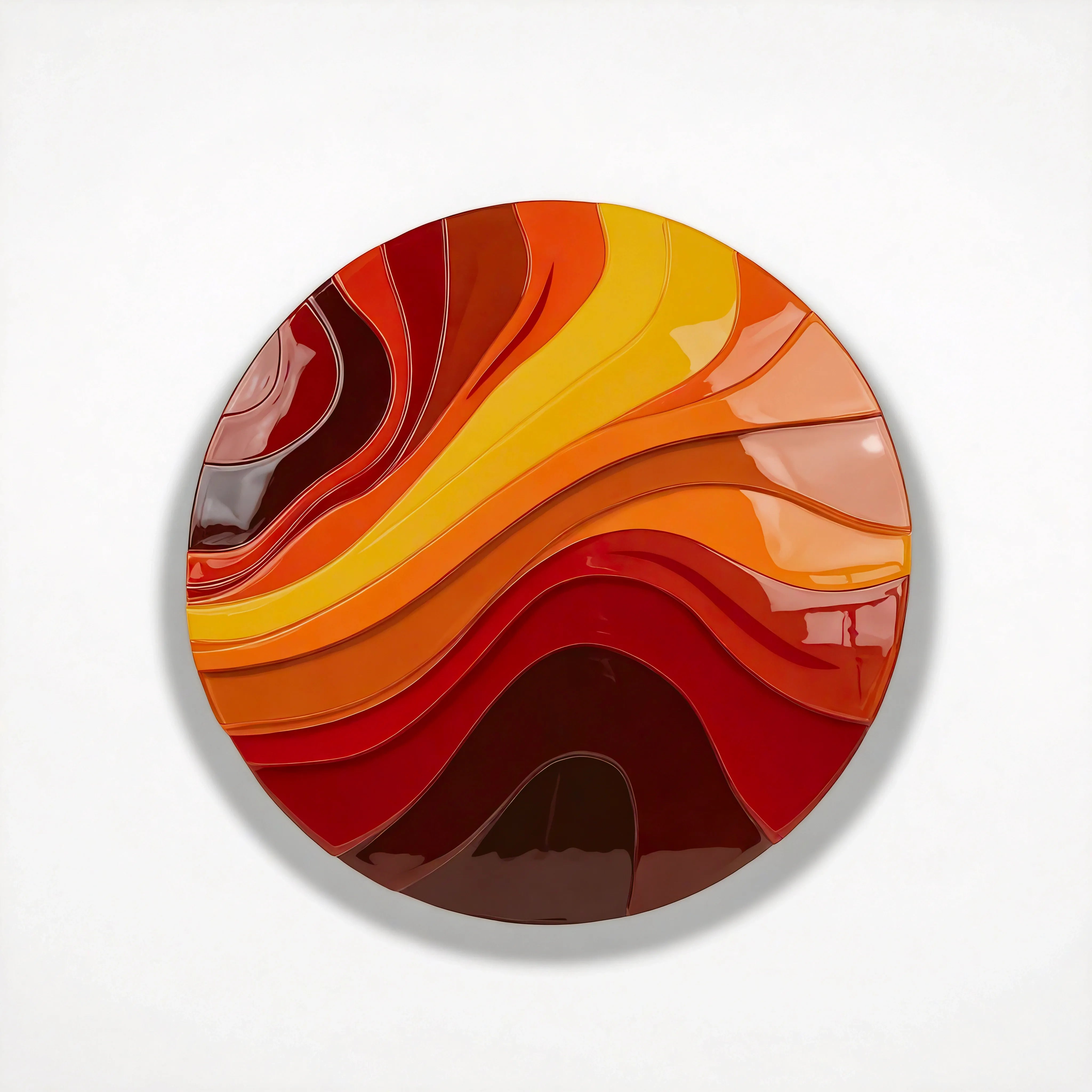 Thermal Strata Wall Art Interior Moderna