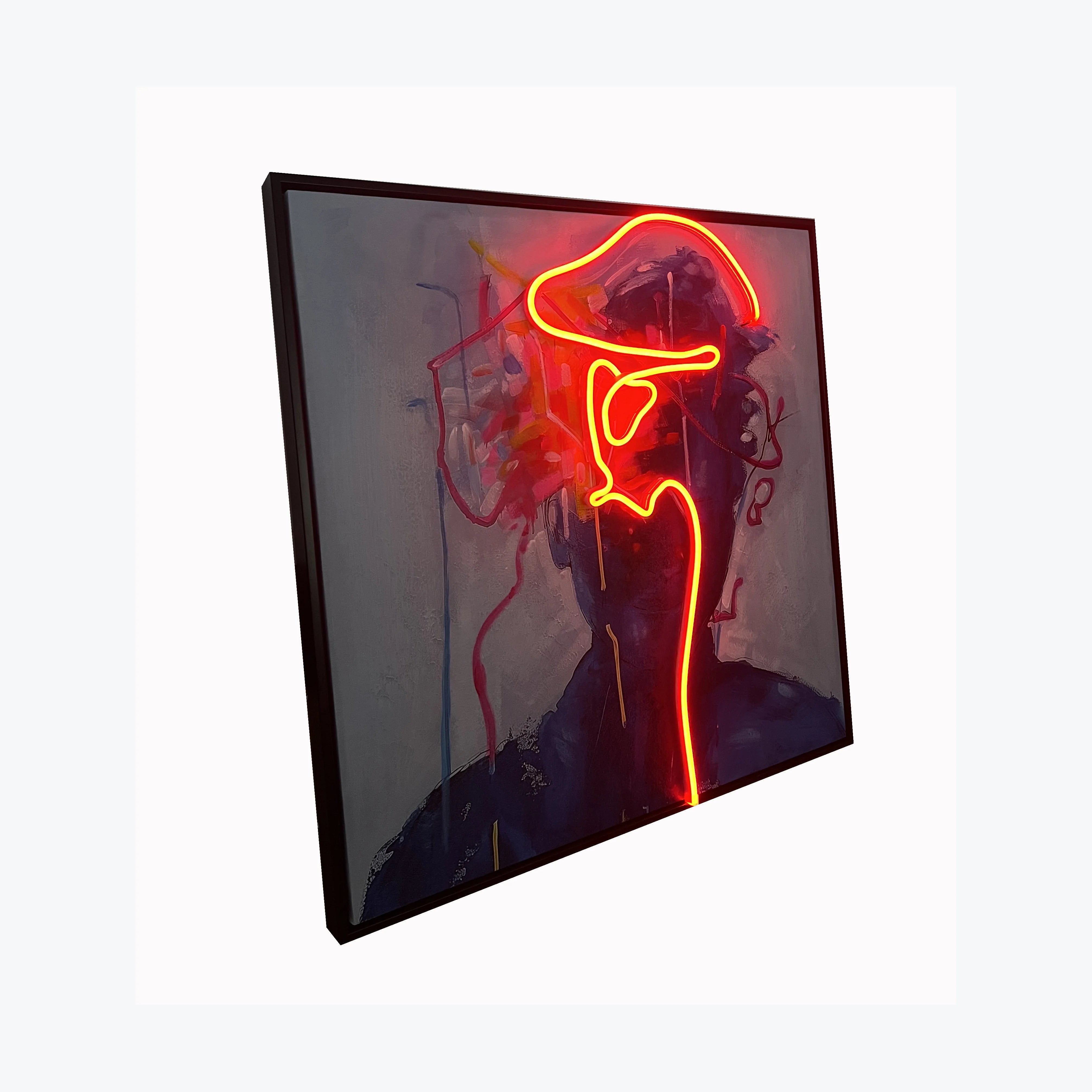Red Memory Wall Art Interior Moderna