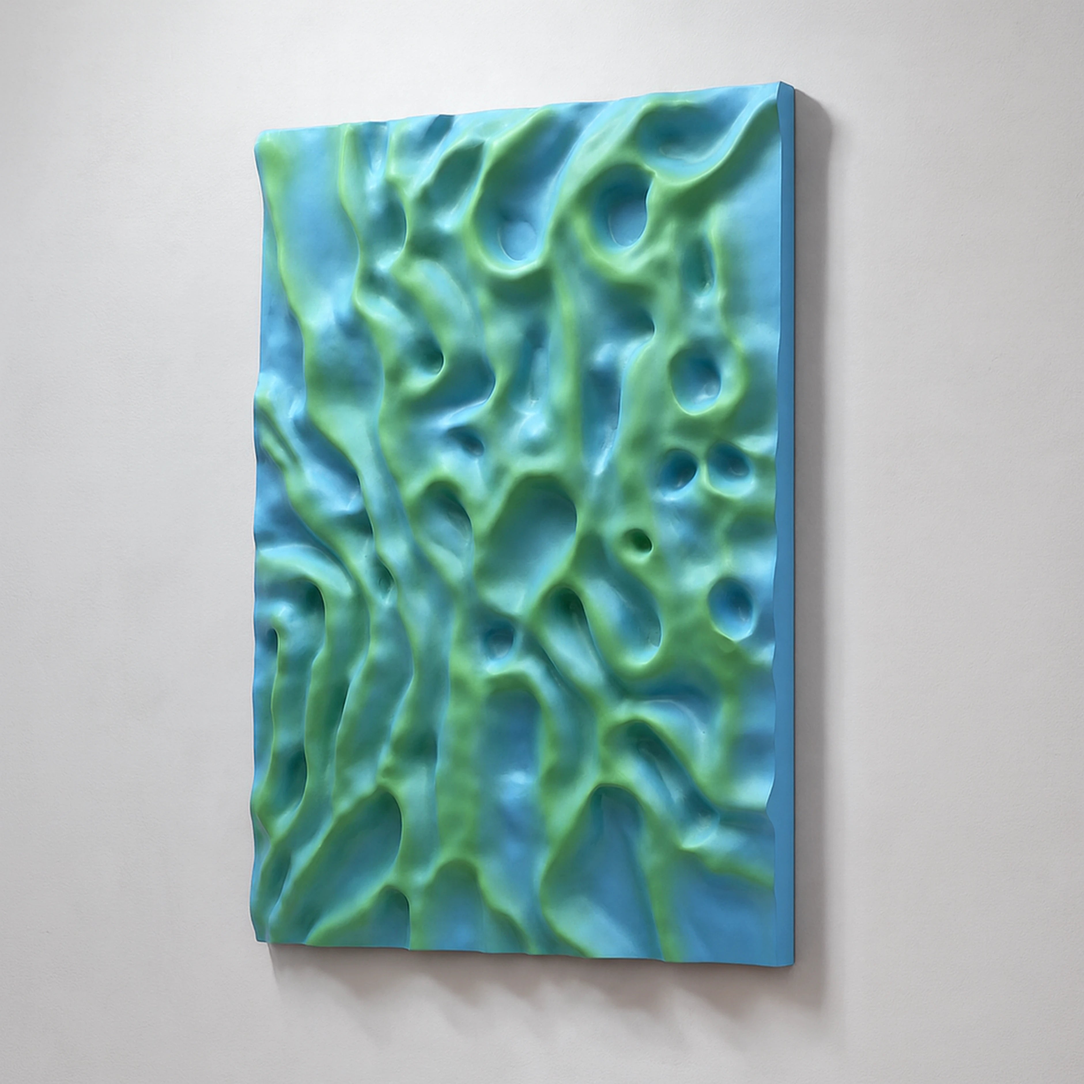 Fault Lines | Verdant Flux Wall Art Interior Moderna