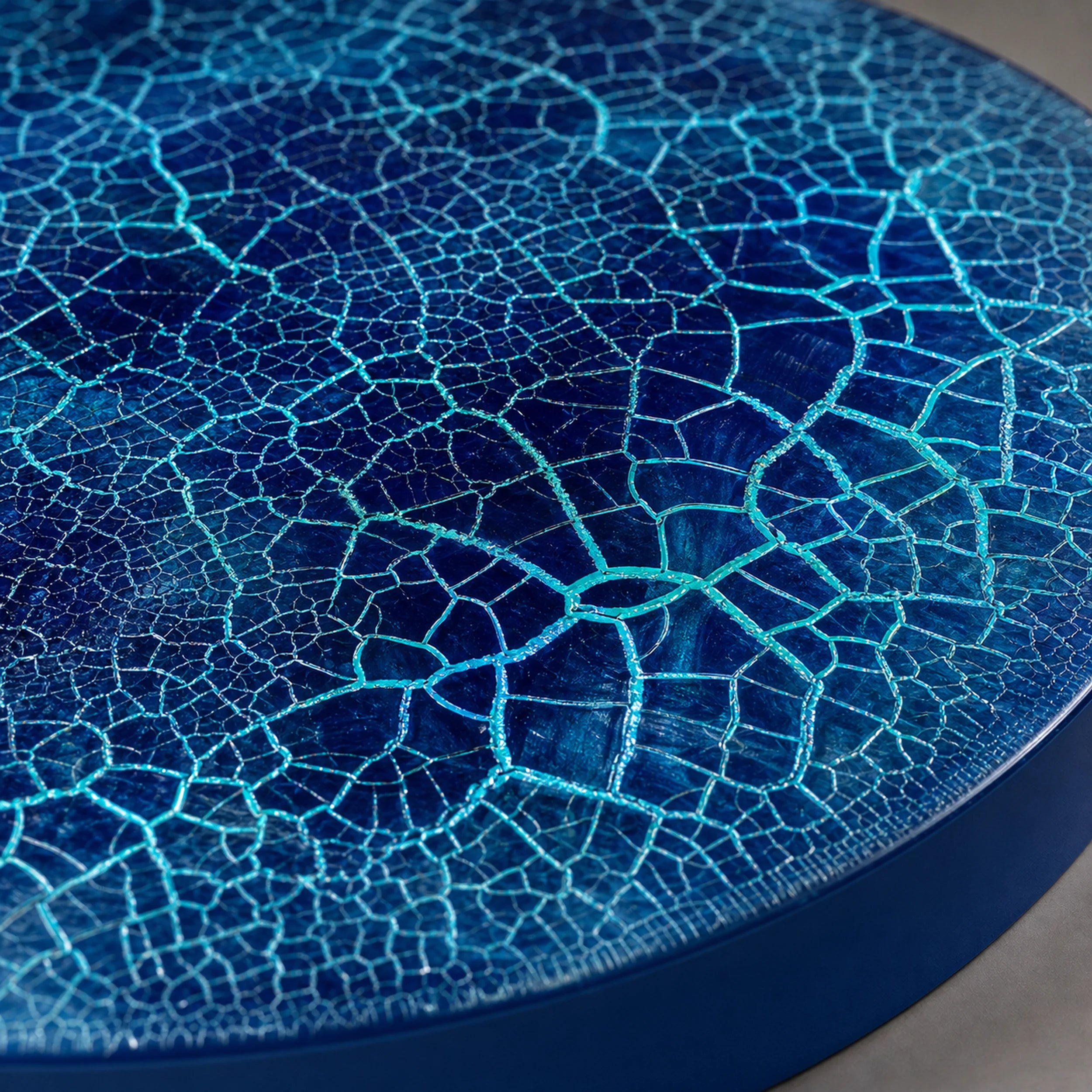 Where Matter Breaks | Fractured Ice Wall Art Interior Moderna