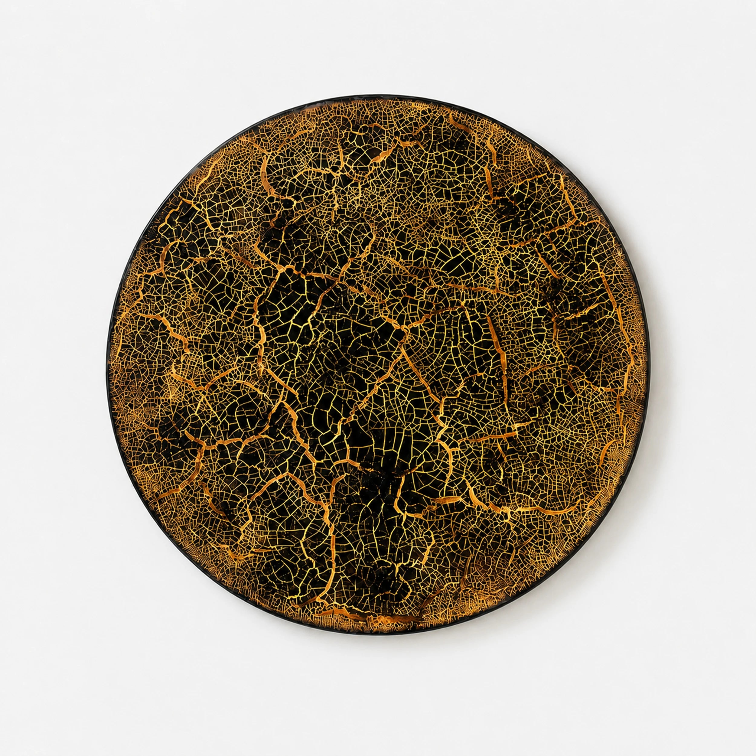 Where Matter Breaks | Black Mass Wall Art Interior Moderna