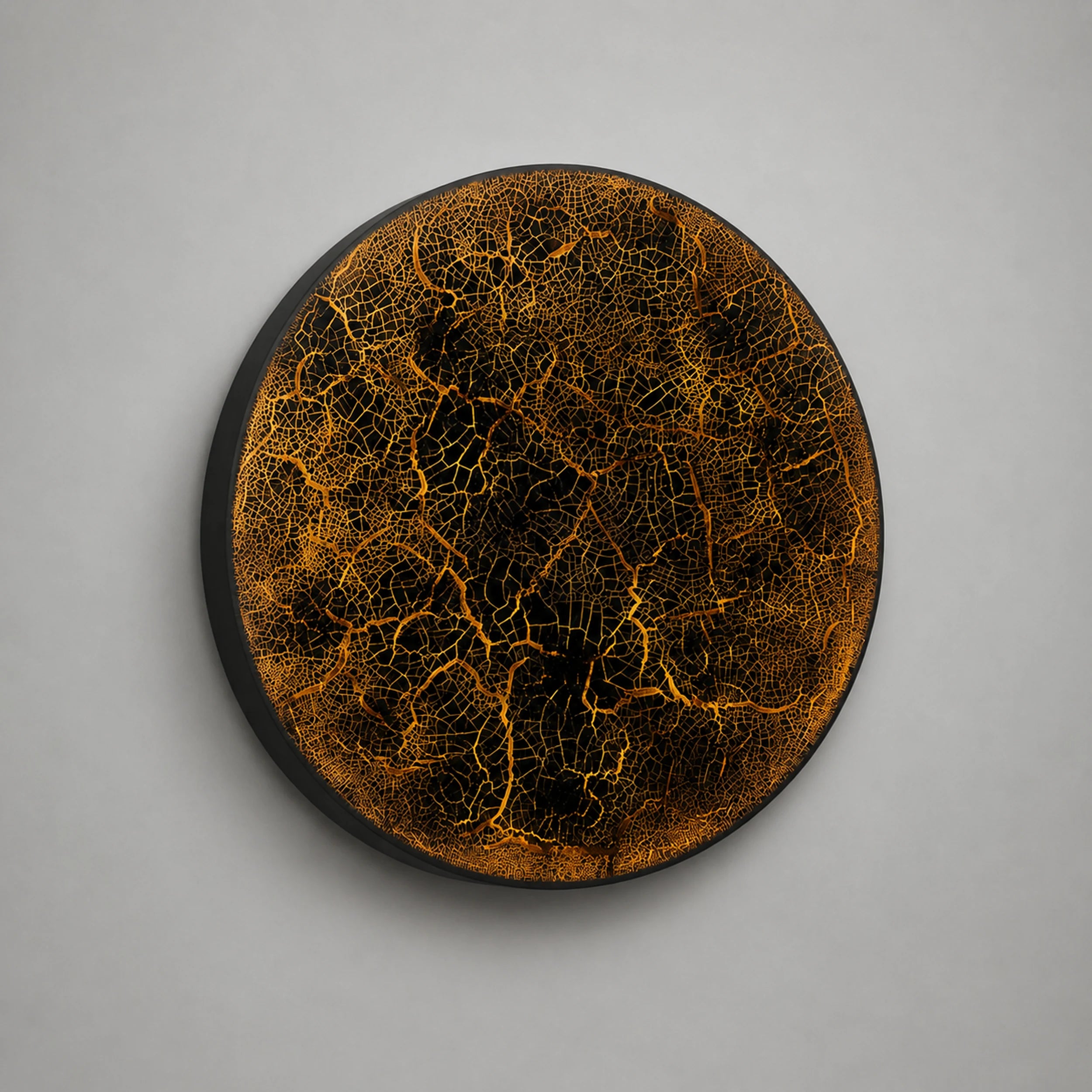 Where Matter Breaks | Black Mass Wall Art Interior Moderna