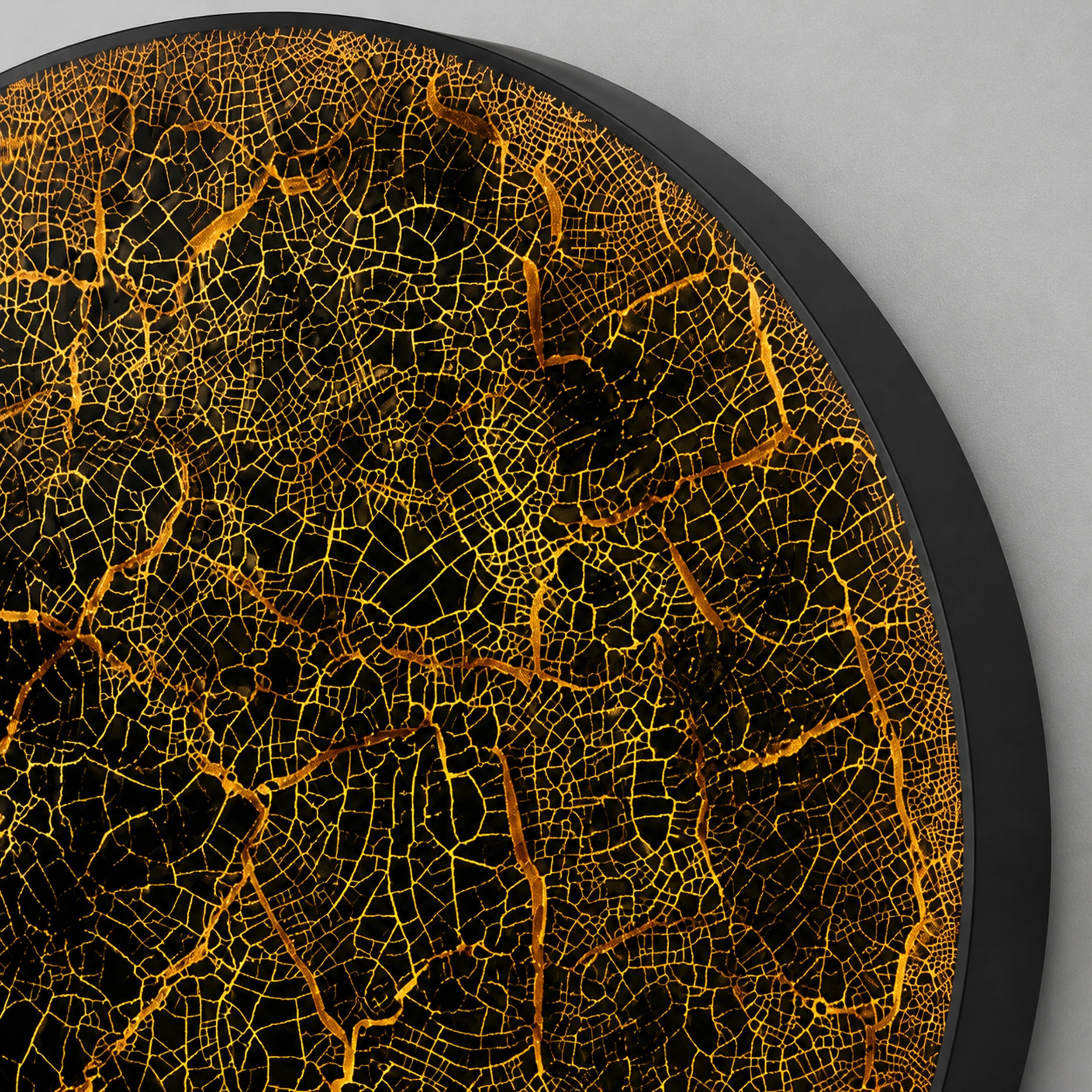 Where Matter Breaks | Black Mass Wall Art Interior Moderna