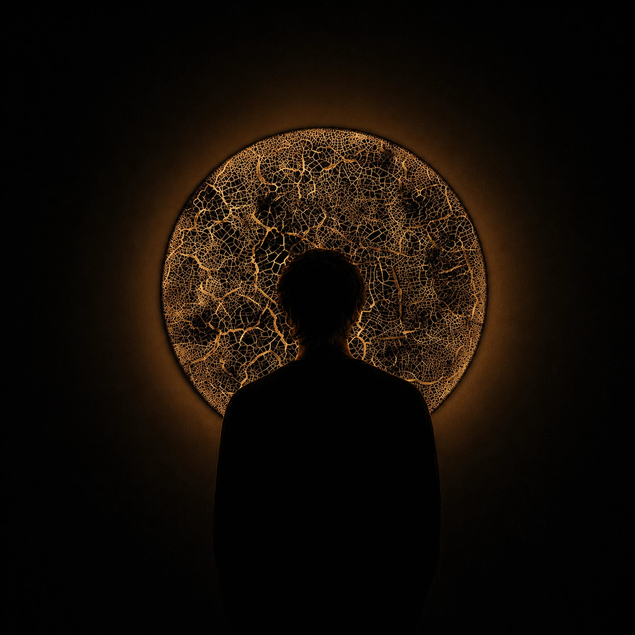 Where Matter Breaks | Black Mass Wall Art Interior Moderna