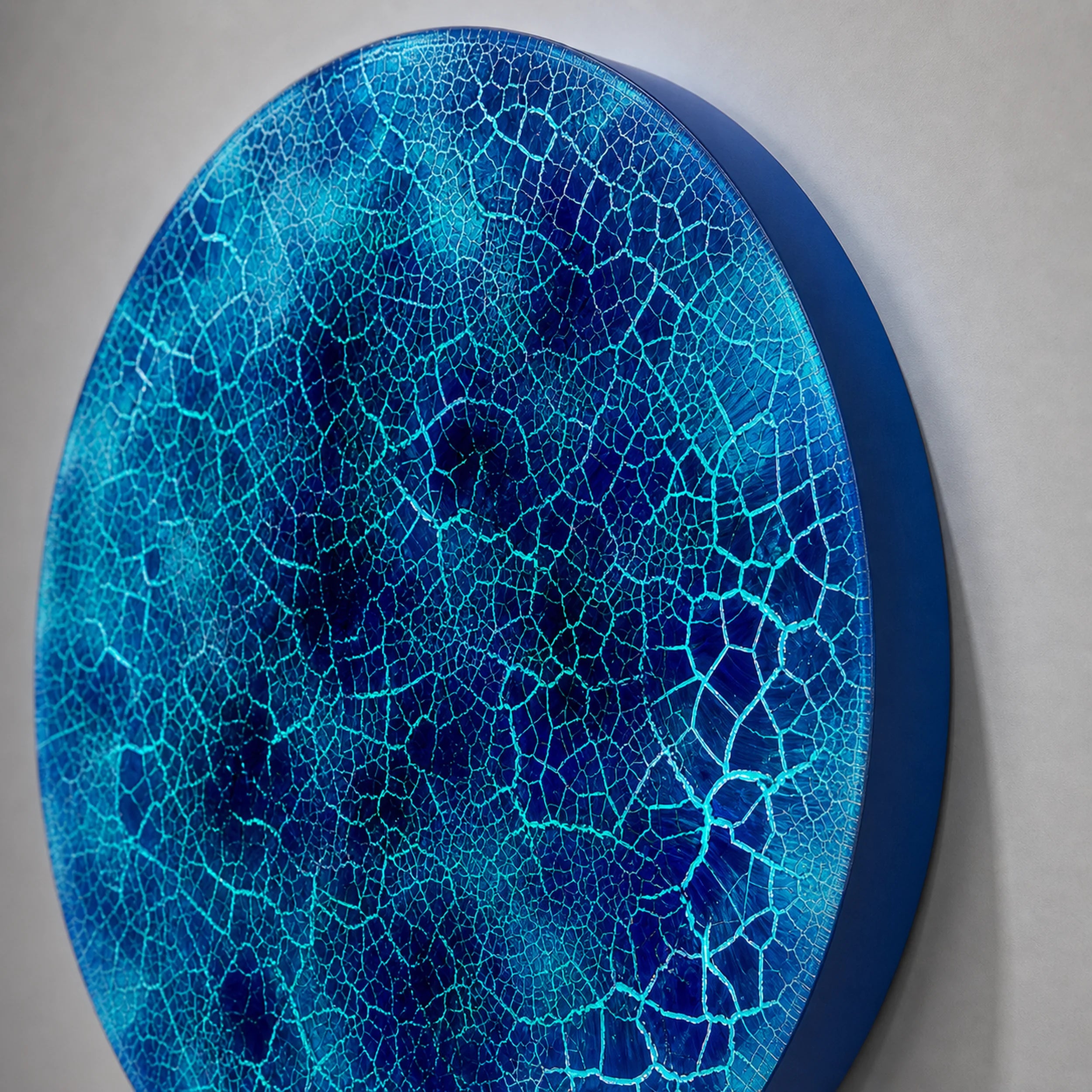 Where Matter Breaks | Fractured Ice Wall Art Interior Moderna