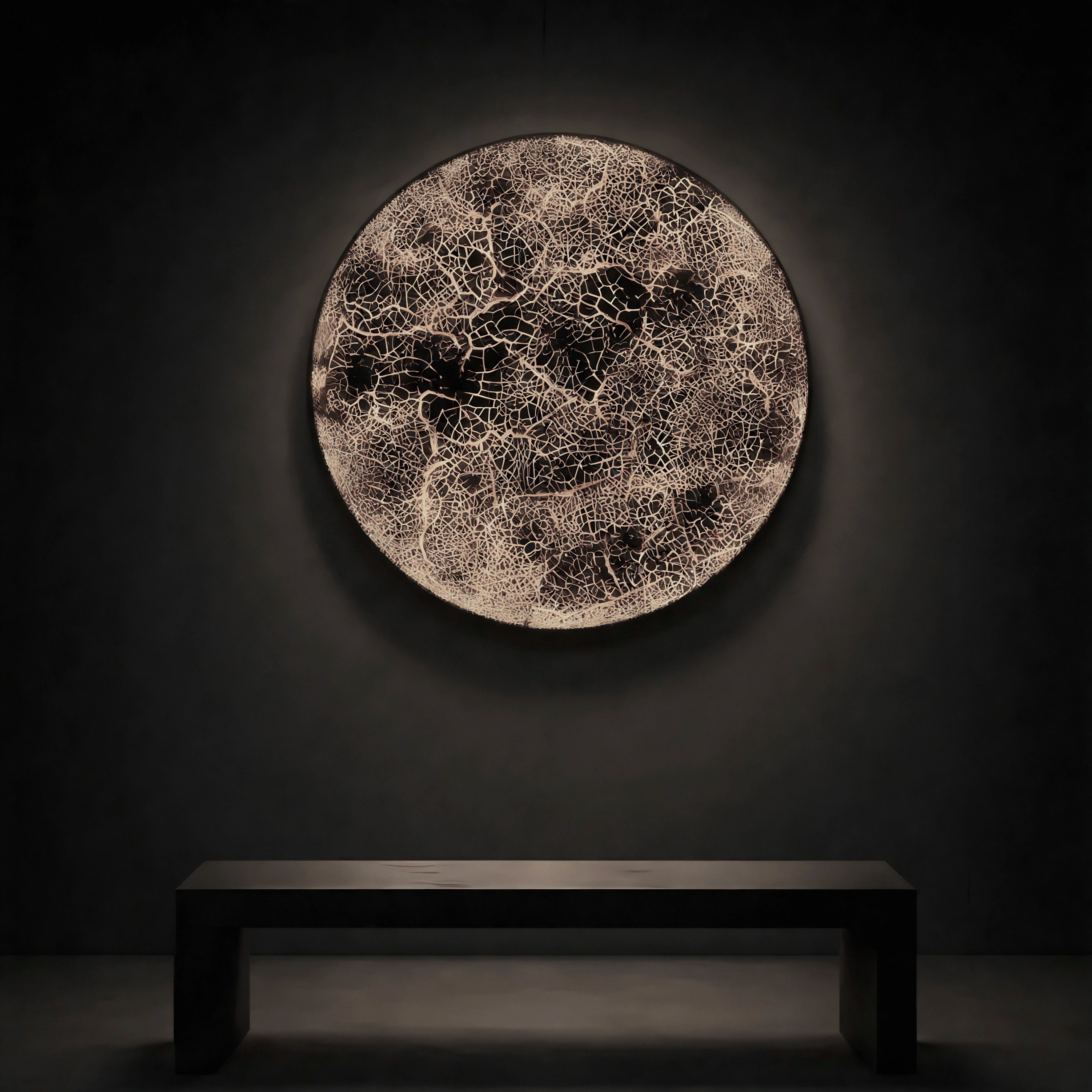 Where Matter Breaks | Black Mass Wall Art Jianzhi Regular