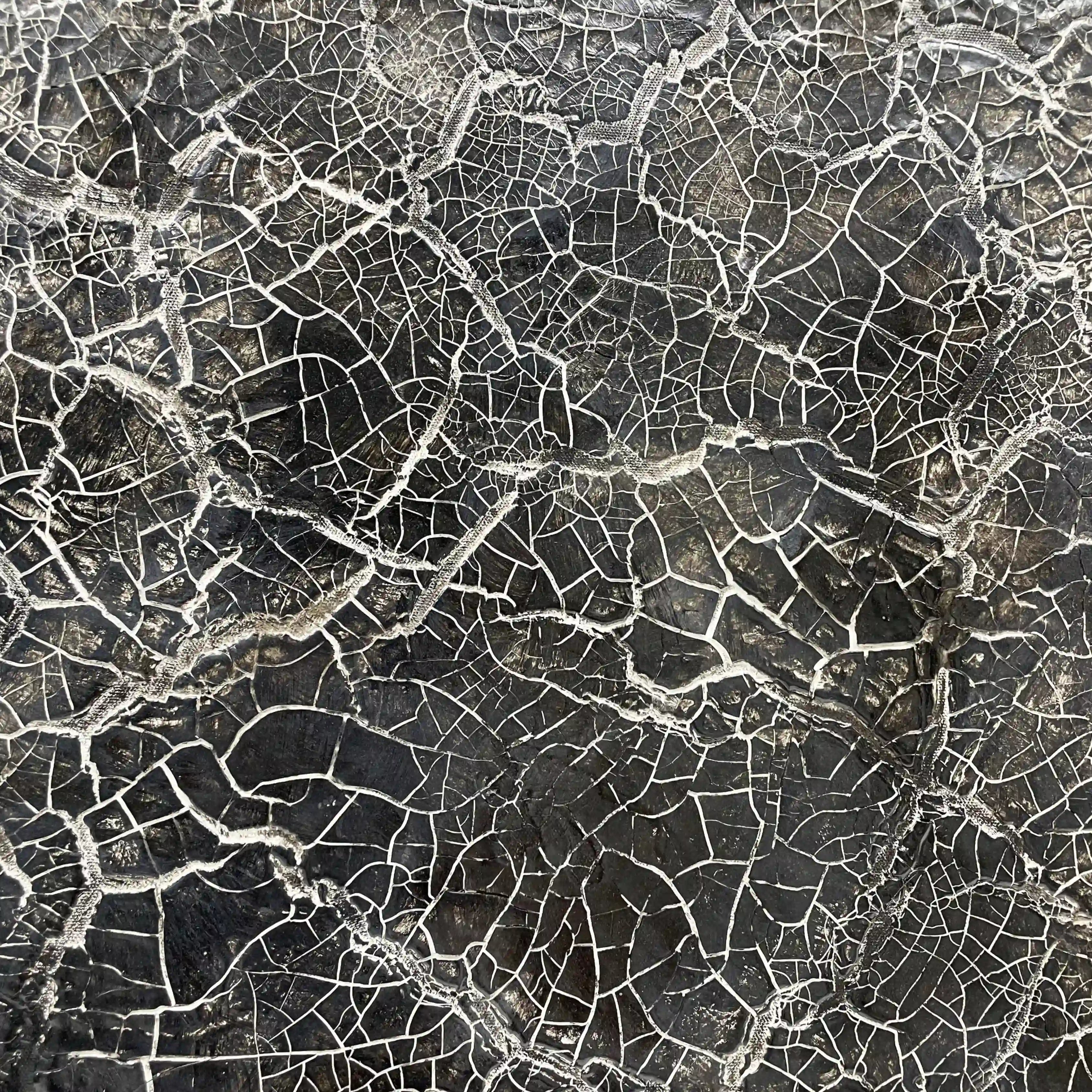 Where Matter Breaks | Black Mass Wall Art Jianzhi