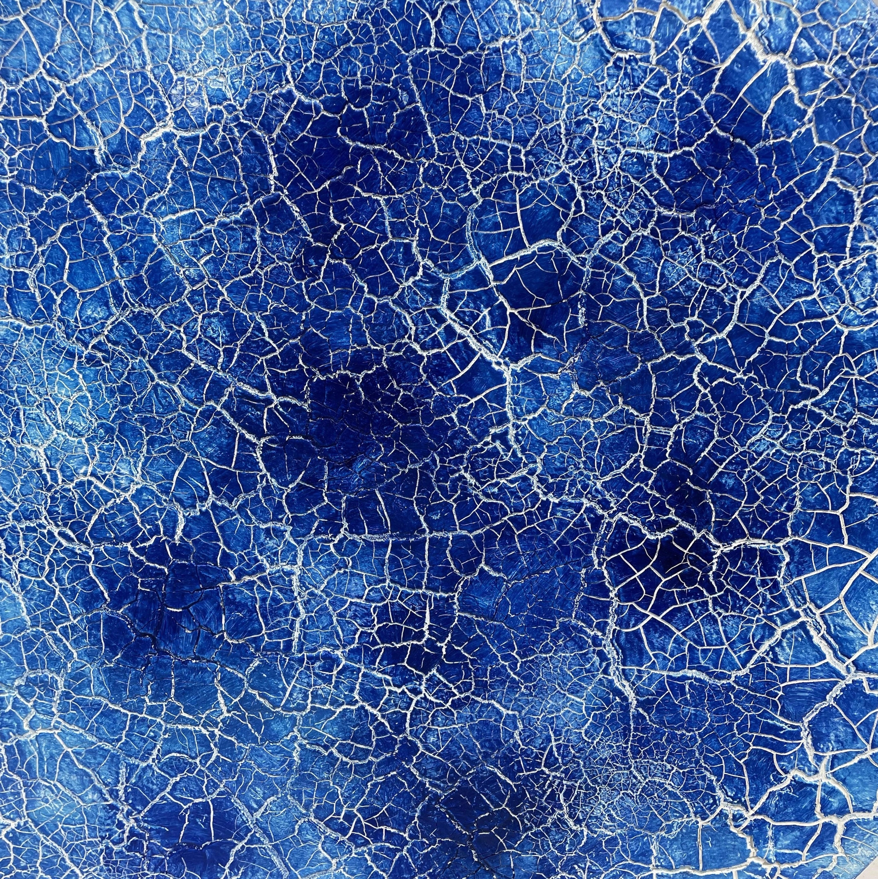 Where Matter Breaks | Fractured Ice Wall Art Interior Moderna