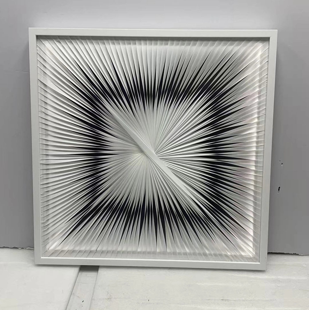 Fabric Fusion | Void White Wall Art Interior Moderna