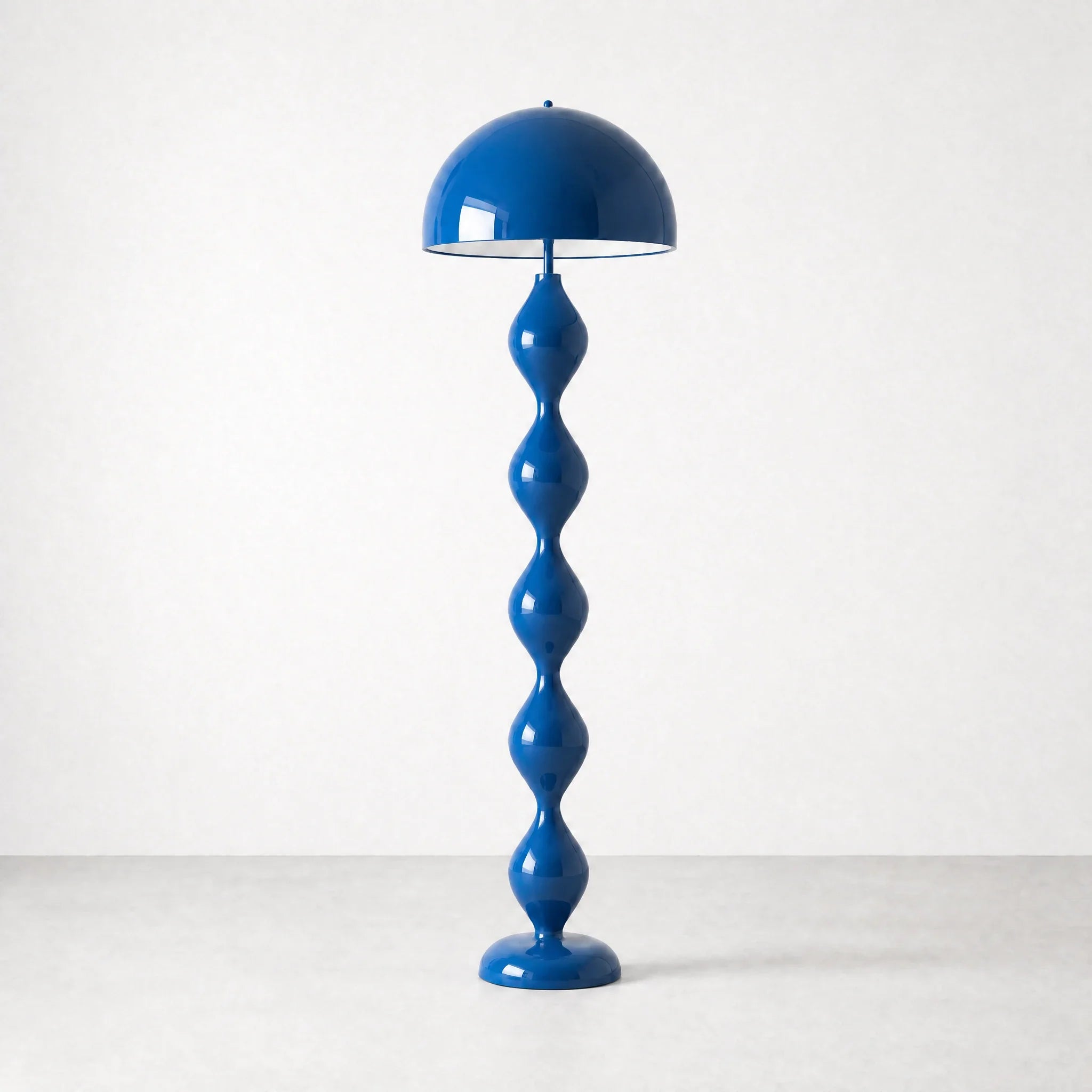 Blue Zara Groove Floor Lamp — view 1