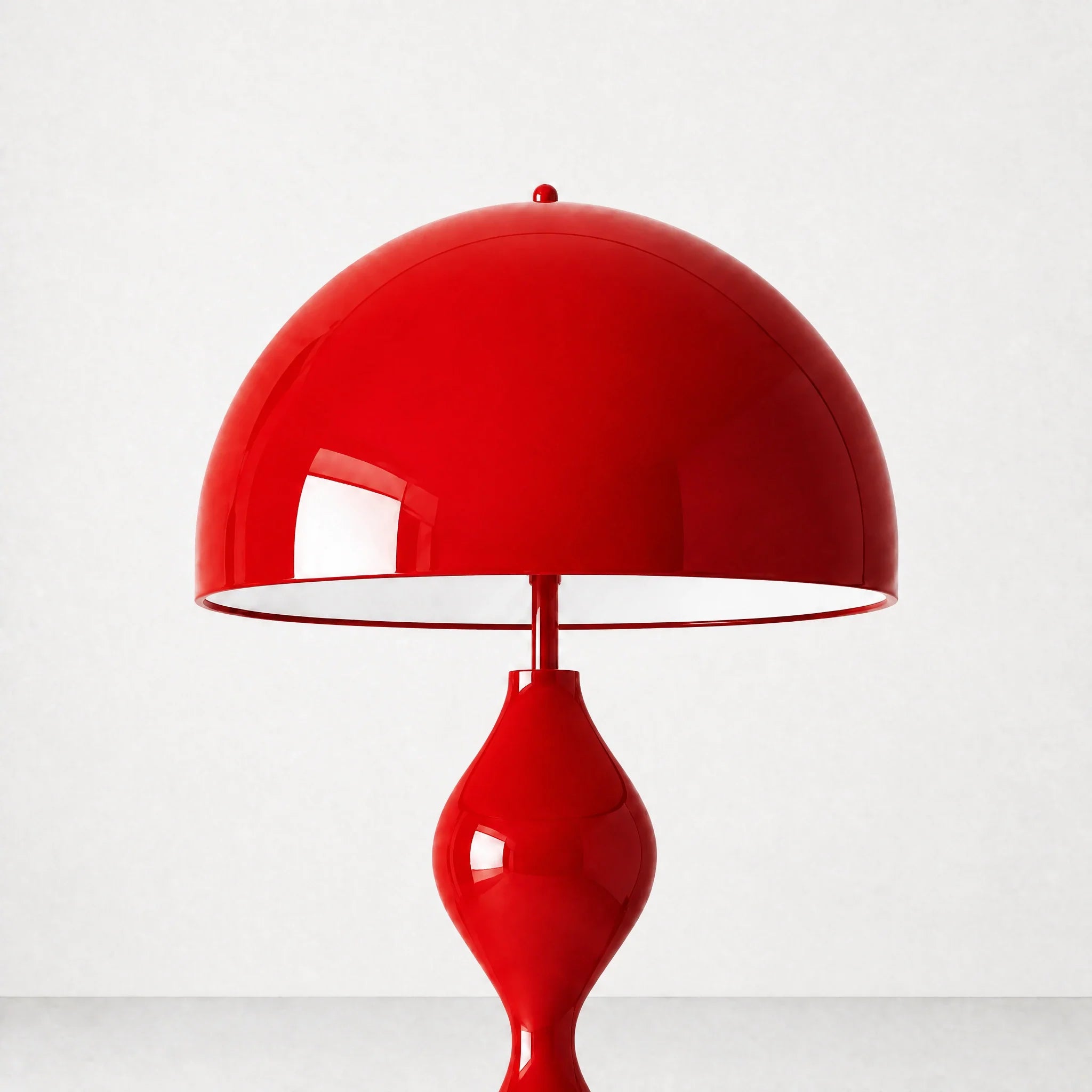 Red Zara Groove Floor Lamp — view 5