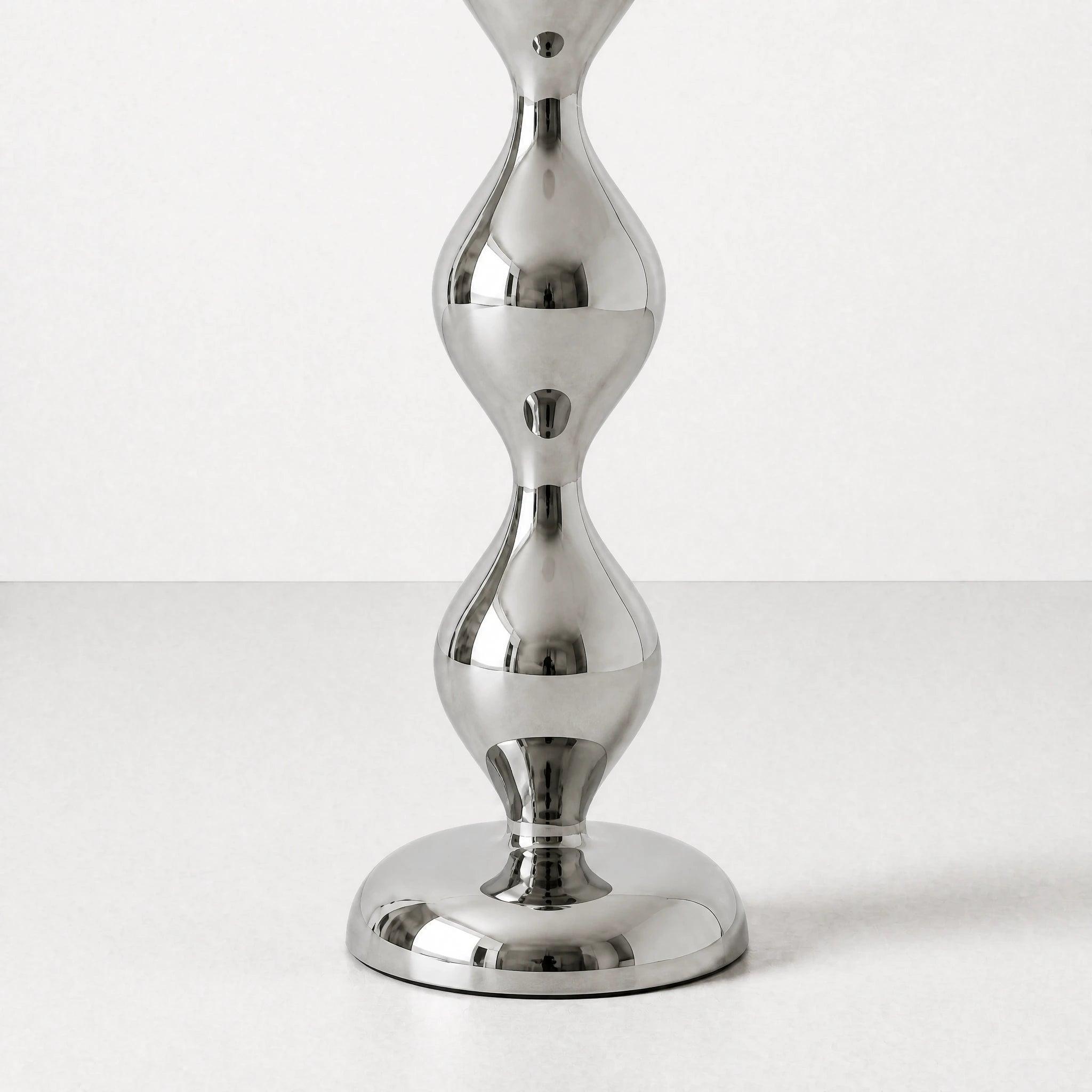 Silver Zara Groove Floor Lamp — view 6