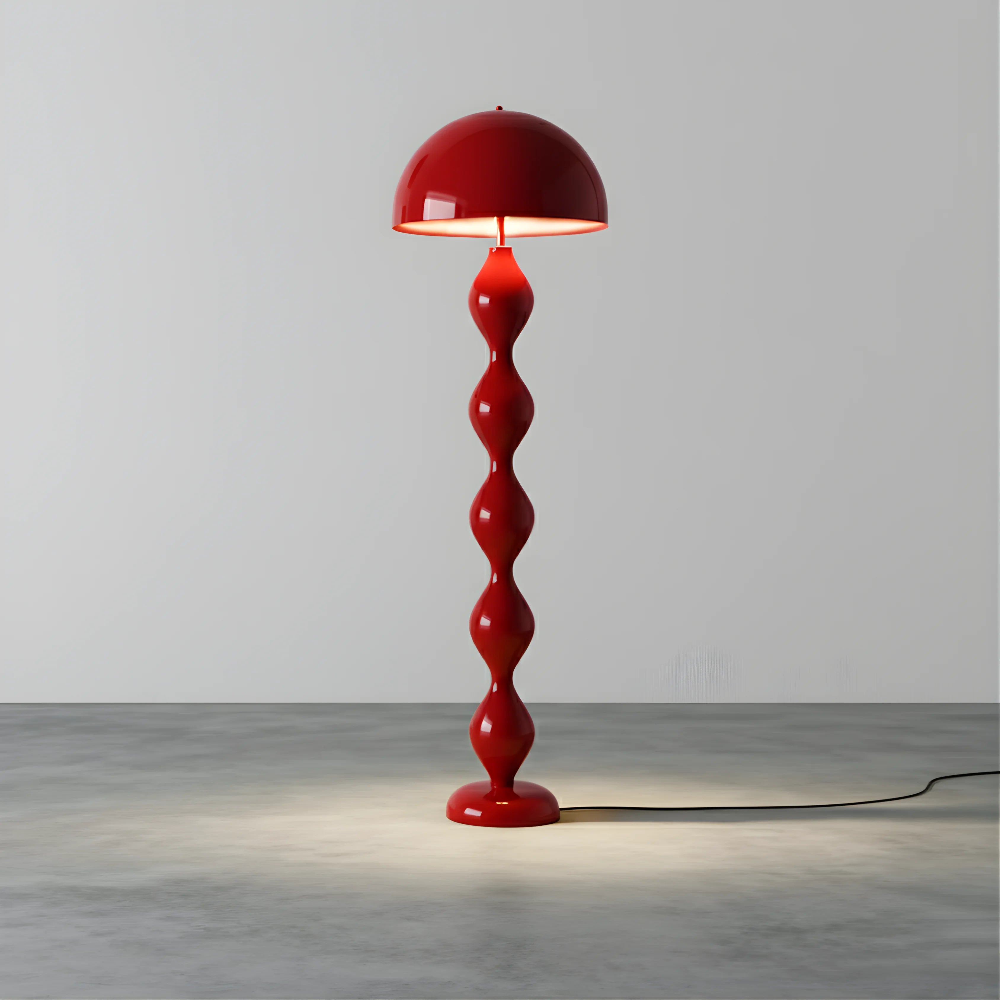 Zara Groove Floor Lamp Lamp Interior Moderna Red (Pre-Order)