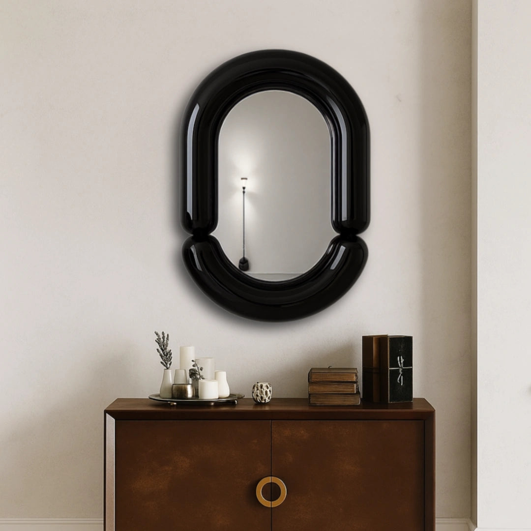 Zodiac Mirror Mirror Interior Moderna Small Black