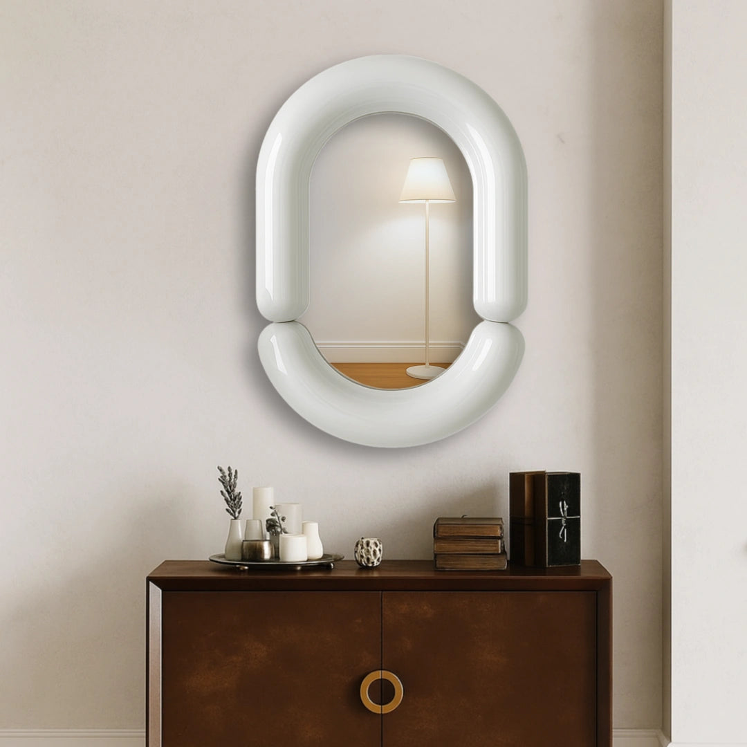 Zodiac Mirror Mirror Interior Moderna Medium White