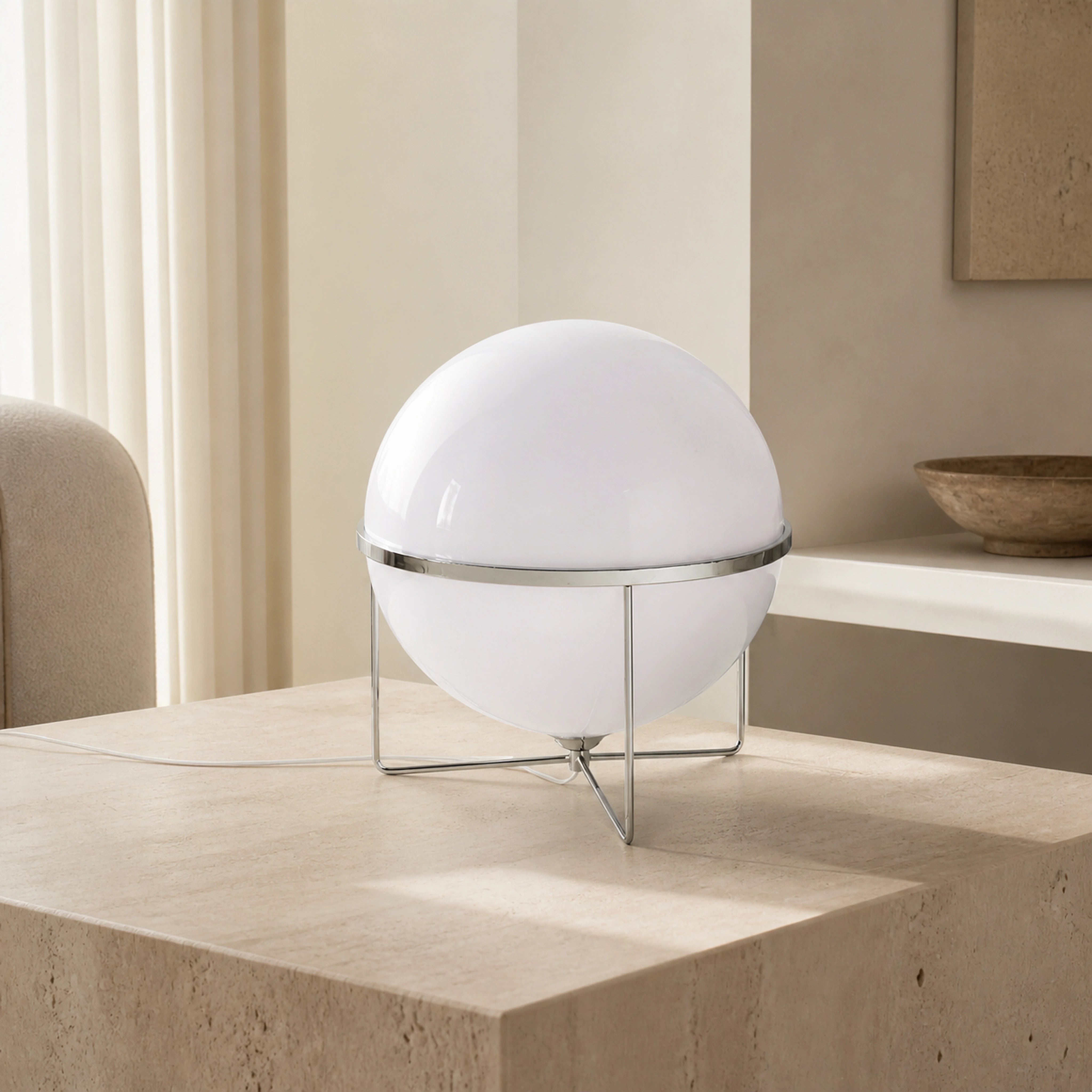 Solus Single Sphere Table Lamp Lamp Interior Moderna