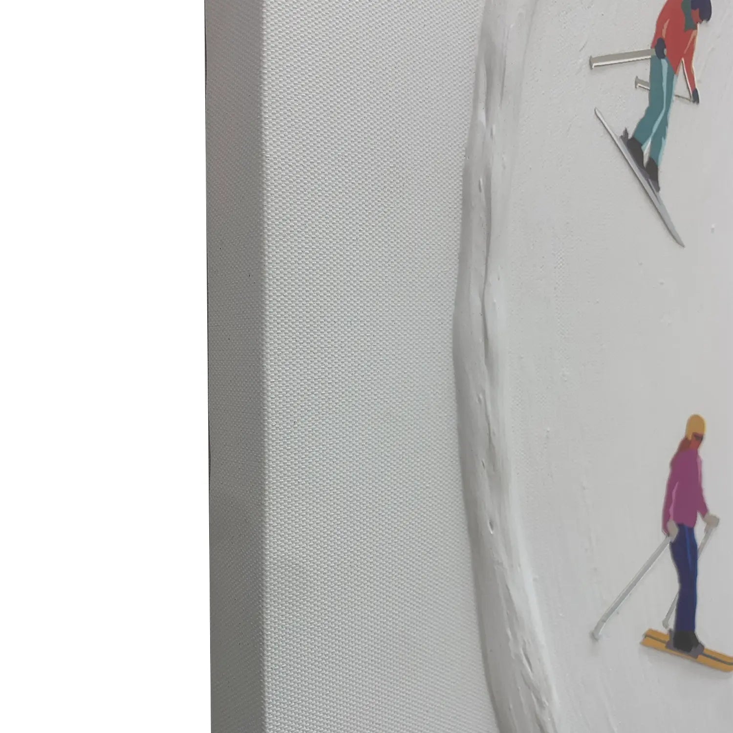 Snowy Strokes Wall Art Interior Moderna