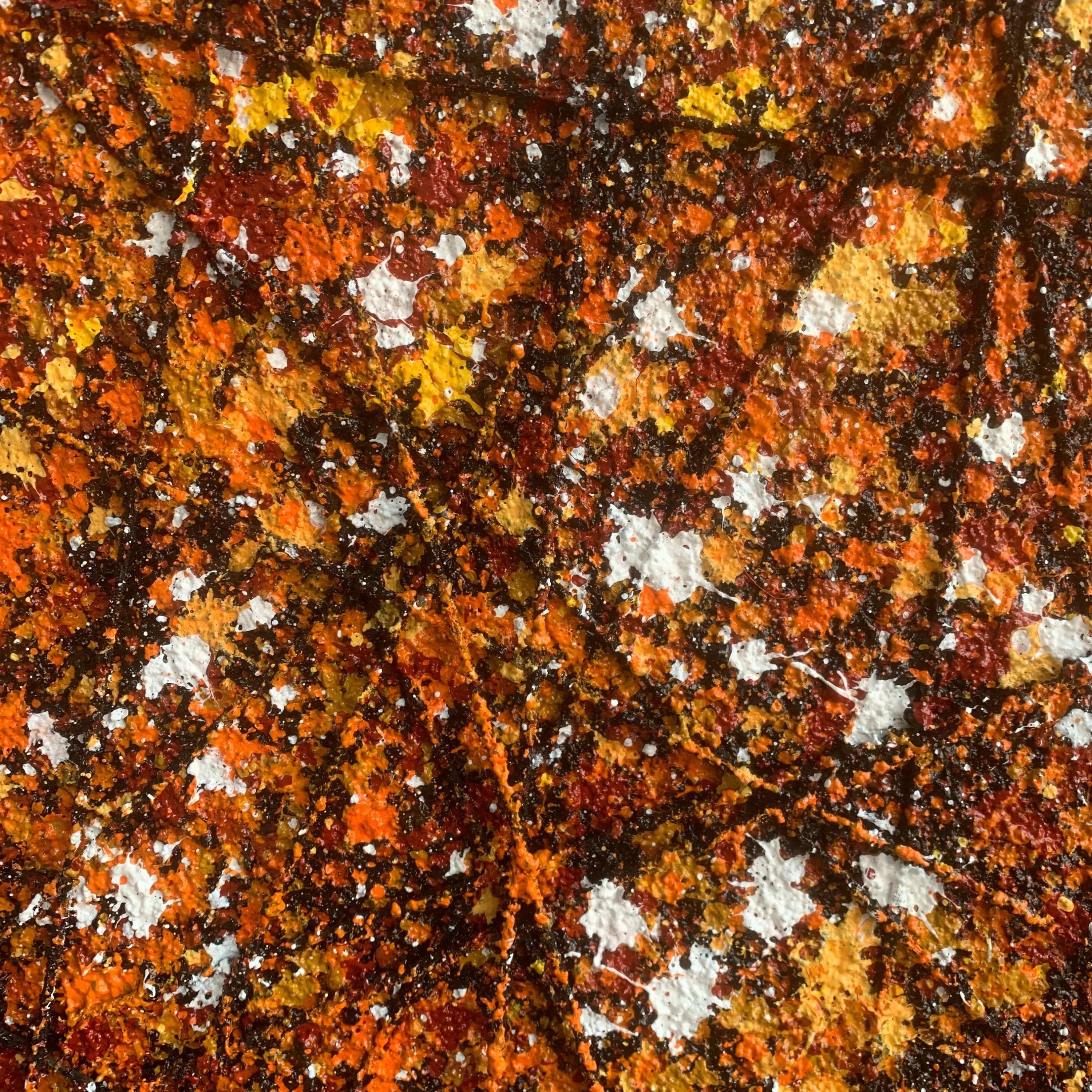 Abstract Stormscape | Crimson Vortex Wall Art Interior Moderna