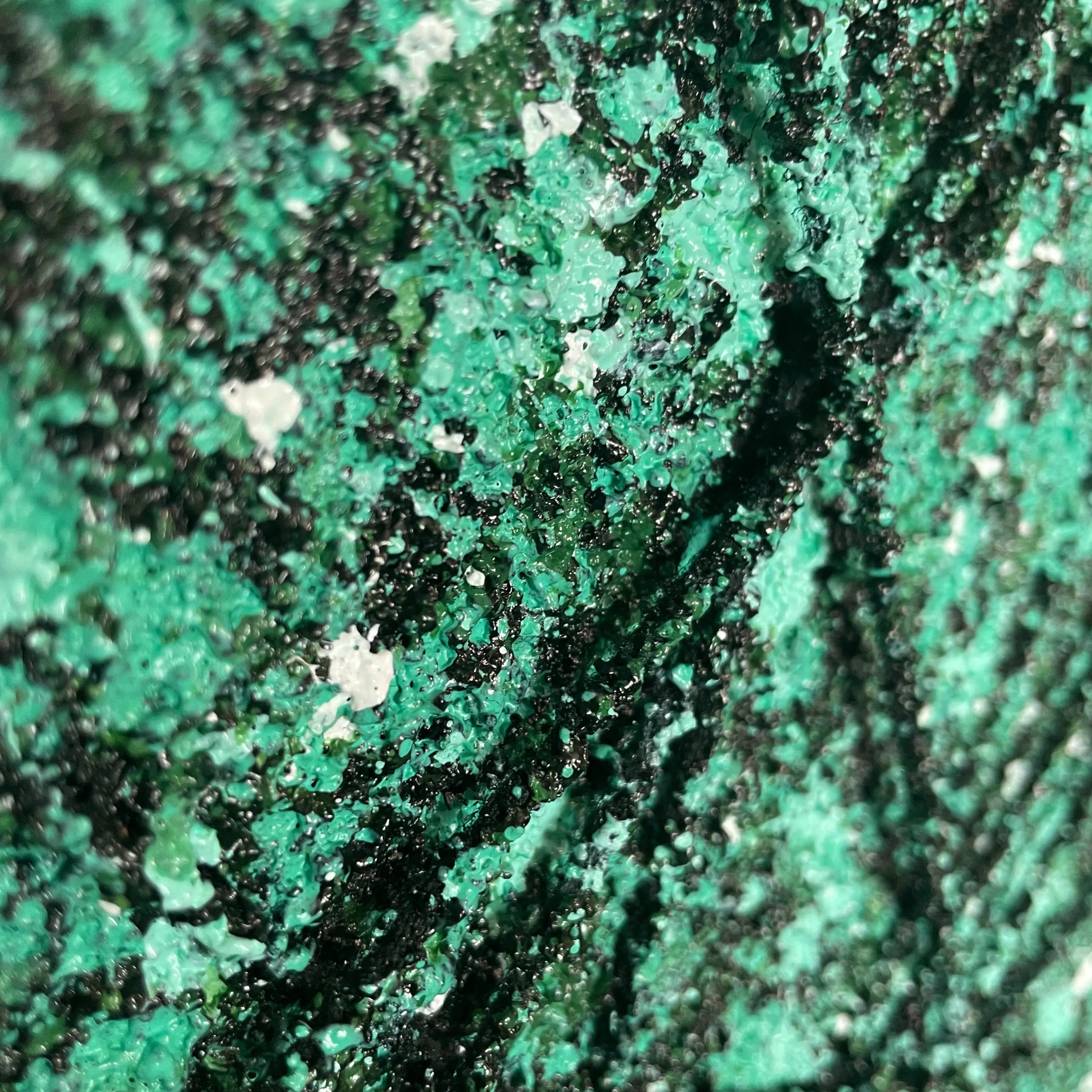Abstract Stormscape | Emerald Depths Wall Art Interior Moderna