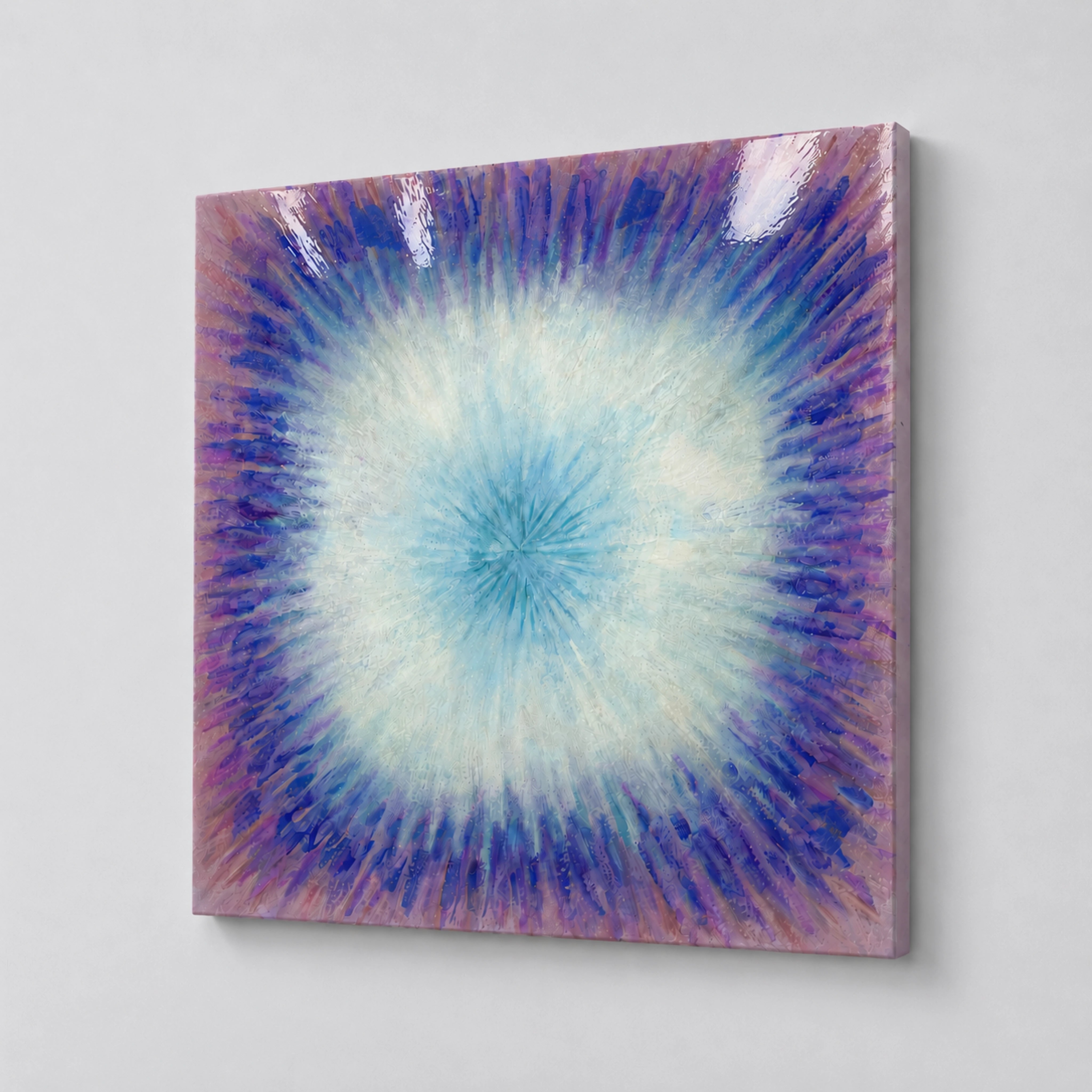 Aperture | Astral Violet Wall Art Interior Moderna