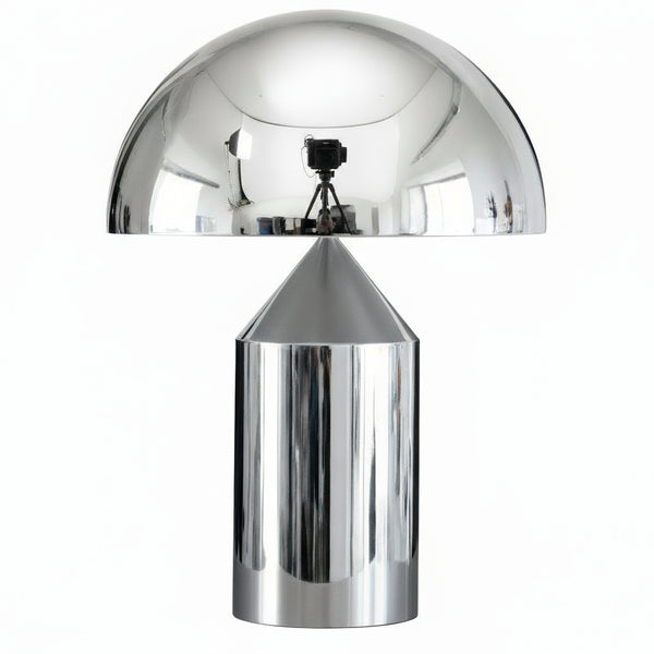 Atollo Style Lamp Lamp Interior Moderna Chrome Silver Medium New