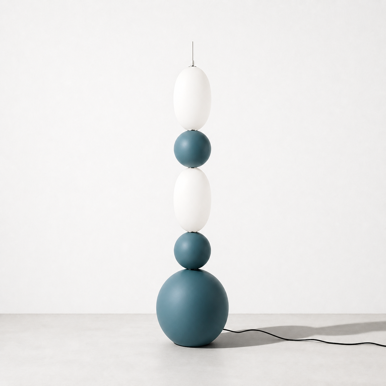 Balansa Skewer Floor Lamp Lamp Interior Moderna Slate Teal New