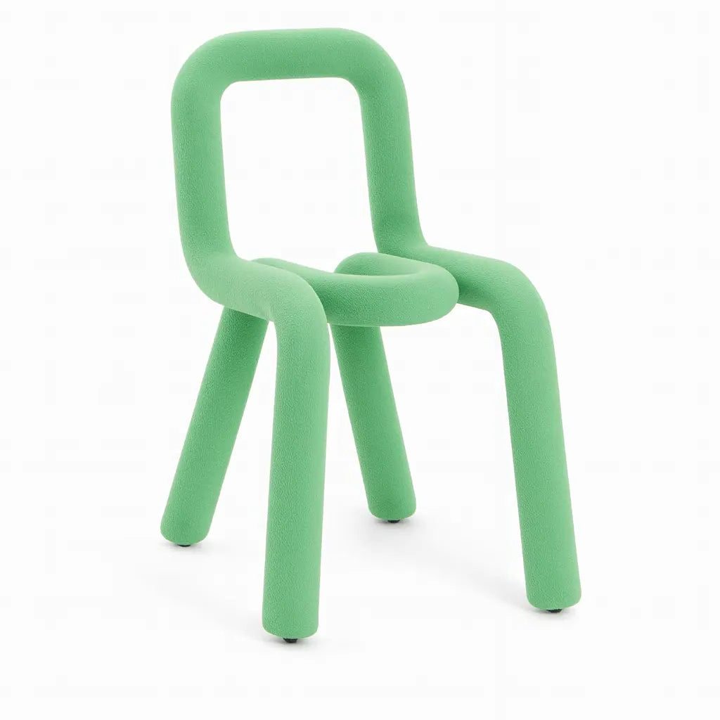 Bold Chair | Tubular Boucle Accent Chair | Interior Moderna