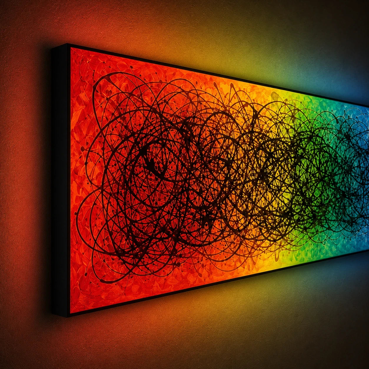 Chromatic Uprising Wall Art Interior Moderna