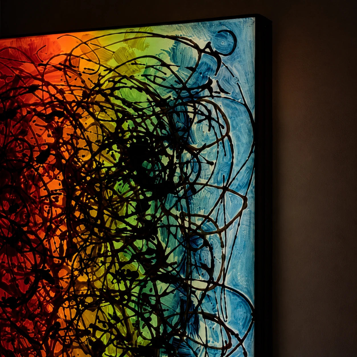 Chromatic Uprising Wall Art Interior Moderna