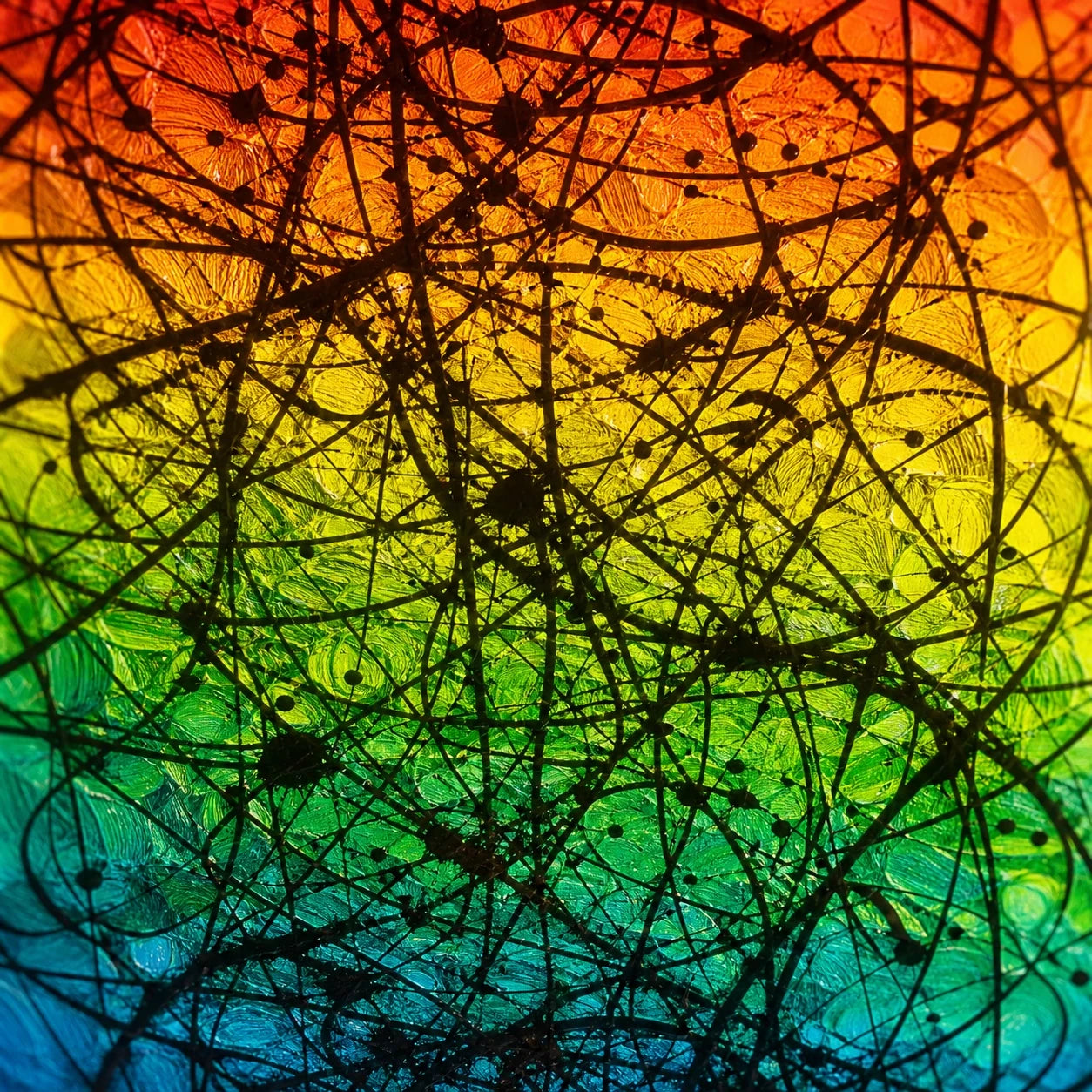 Chromatic Uprising Wall Art Interior Moderna