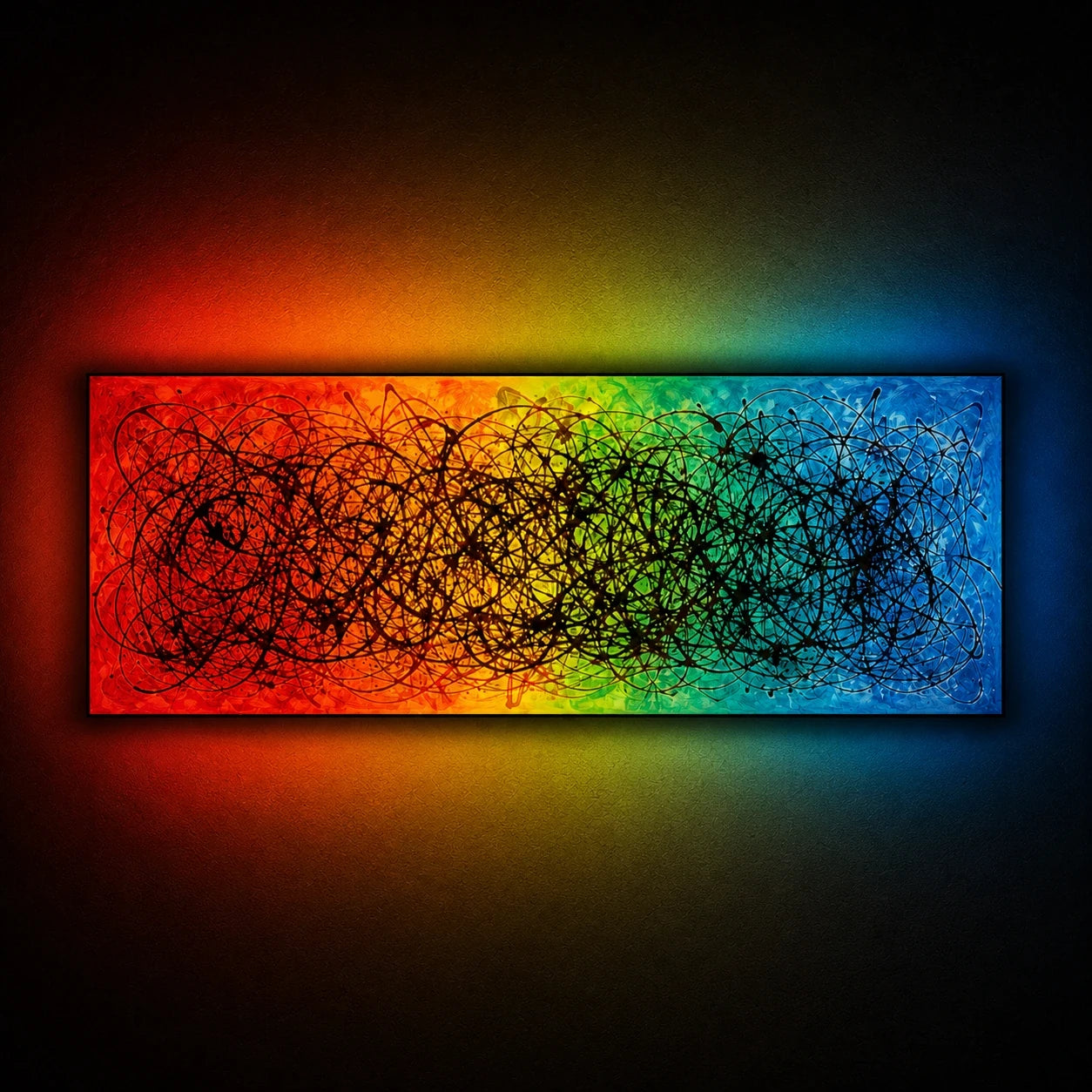 Chromatic Uprising Wall Art Interior Moderna