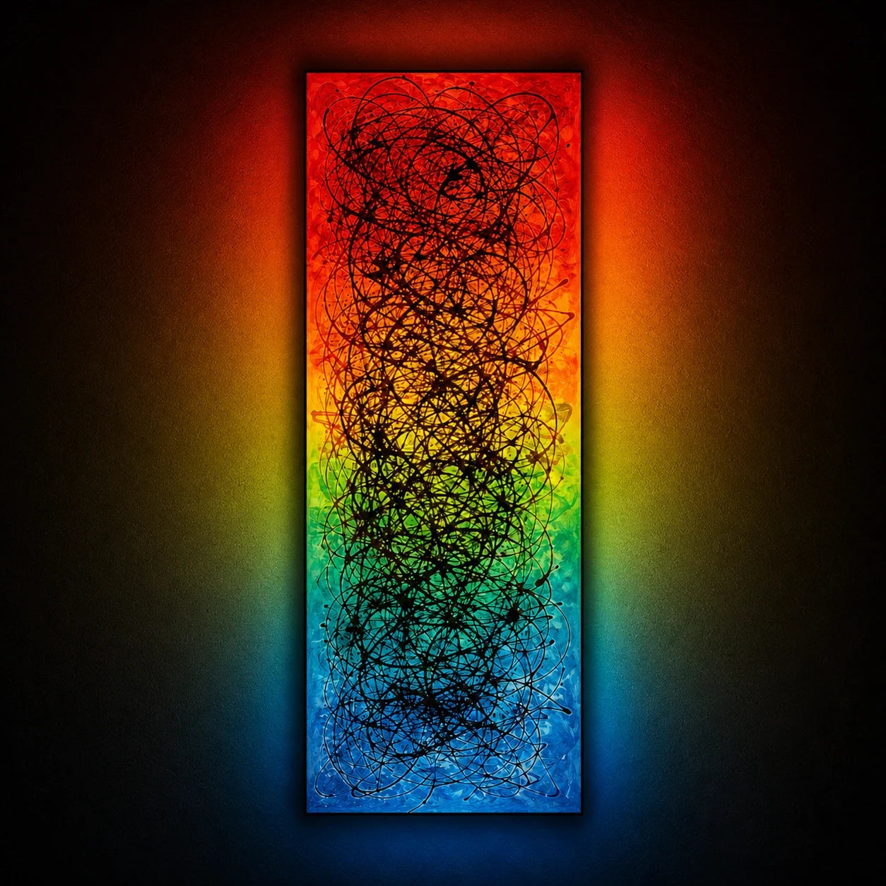 Chromatic Uprising Wall Art Interior Moderna