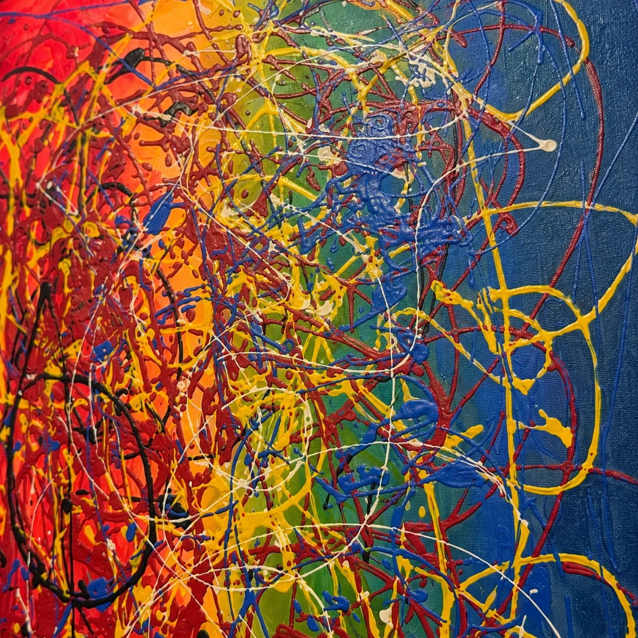 Chromatic Uprising Wall Art Interior Moderna