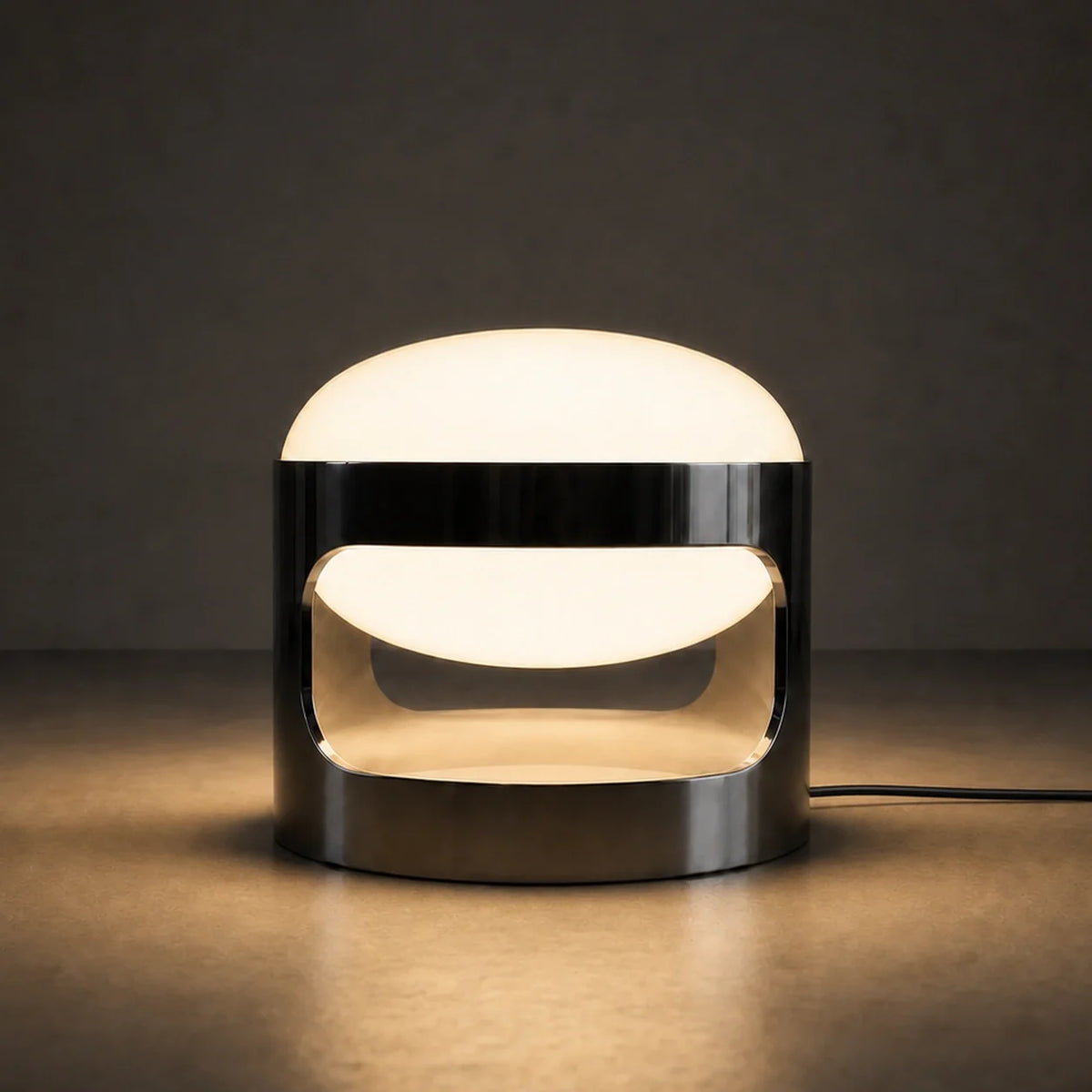 Chrome Capsule Lamp Lamp Interior Moderna New