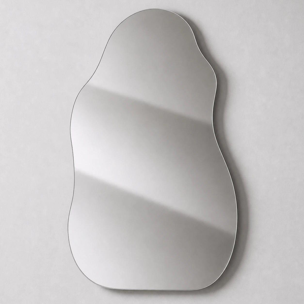 Chrome Irregular Mirror | Straight-on hero