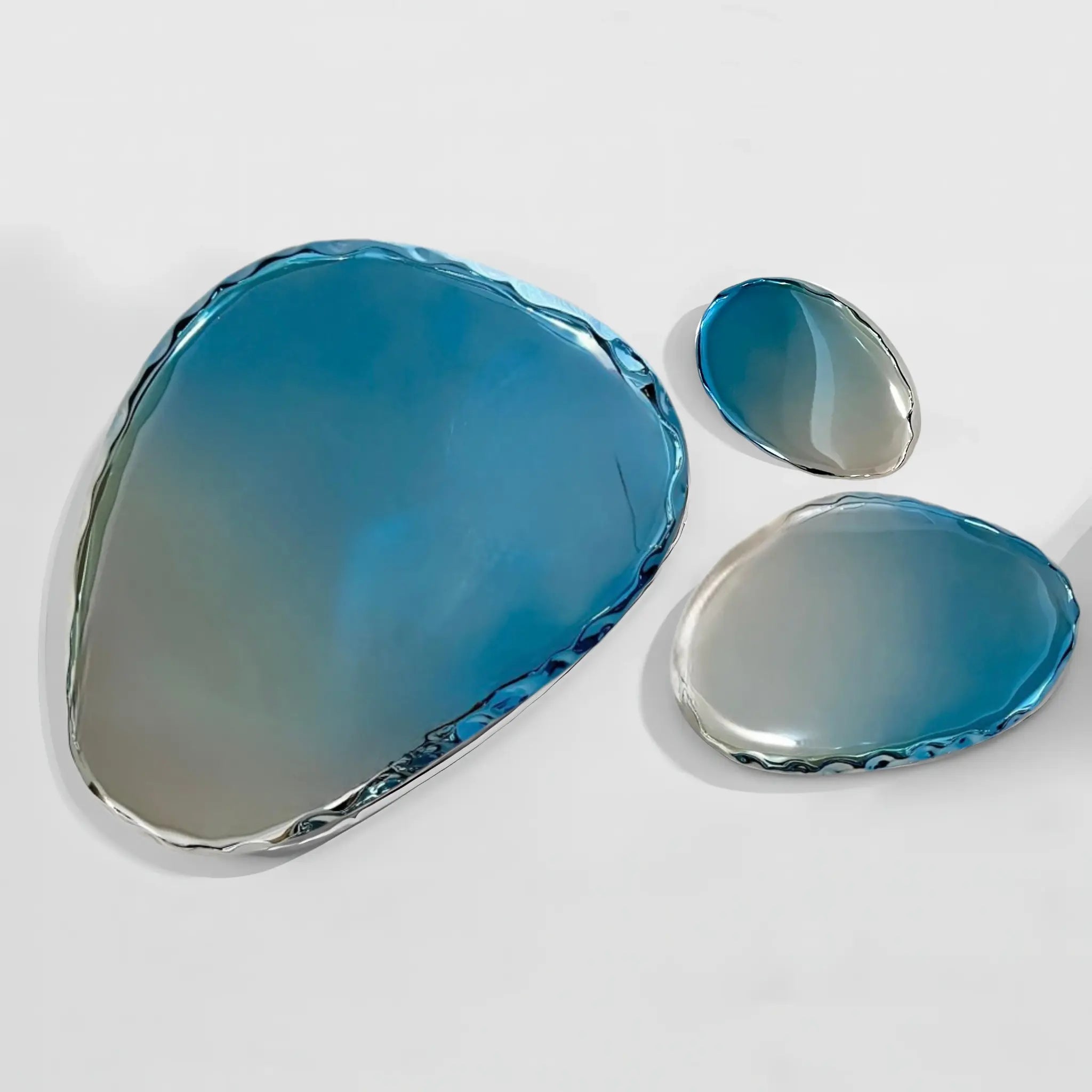 Chrome Bubbles Wall Art Interior Moderna