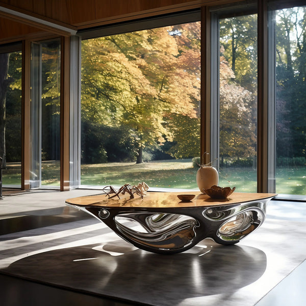 Chrome Mirage Coffee Table Table Interior Moderna