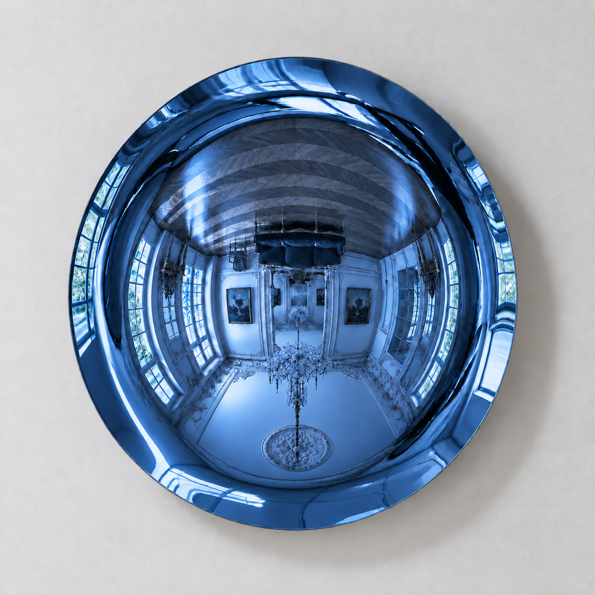 Concave Mirror | Blue Mirror Interior Moderna Default Title