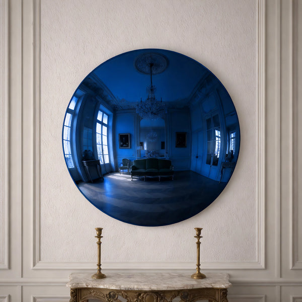 Convex Mirror | Deep Blue Mirror Interior Moderna New Medium