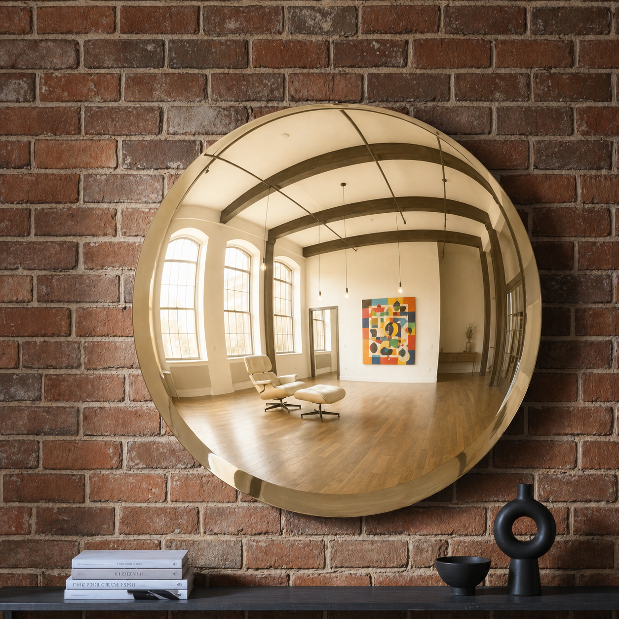 Convex Mirror | Gold Interior Moderna