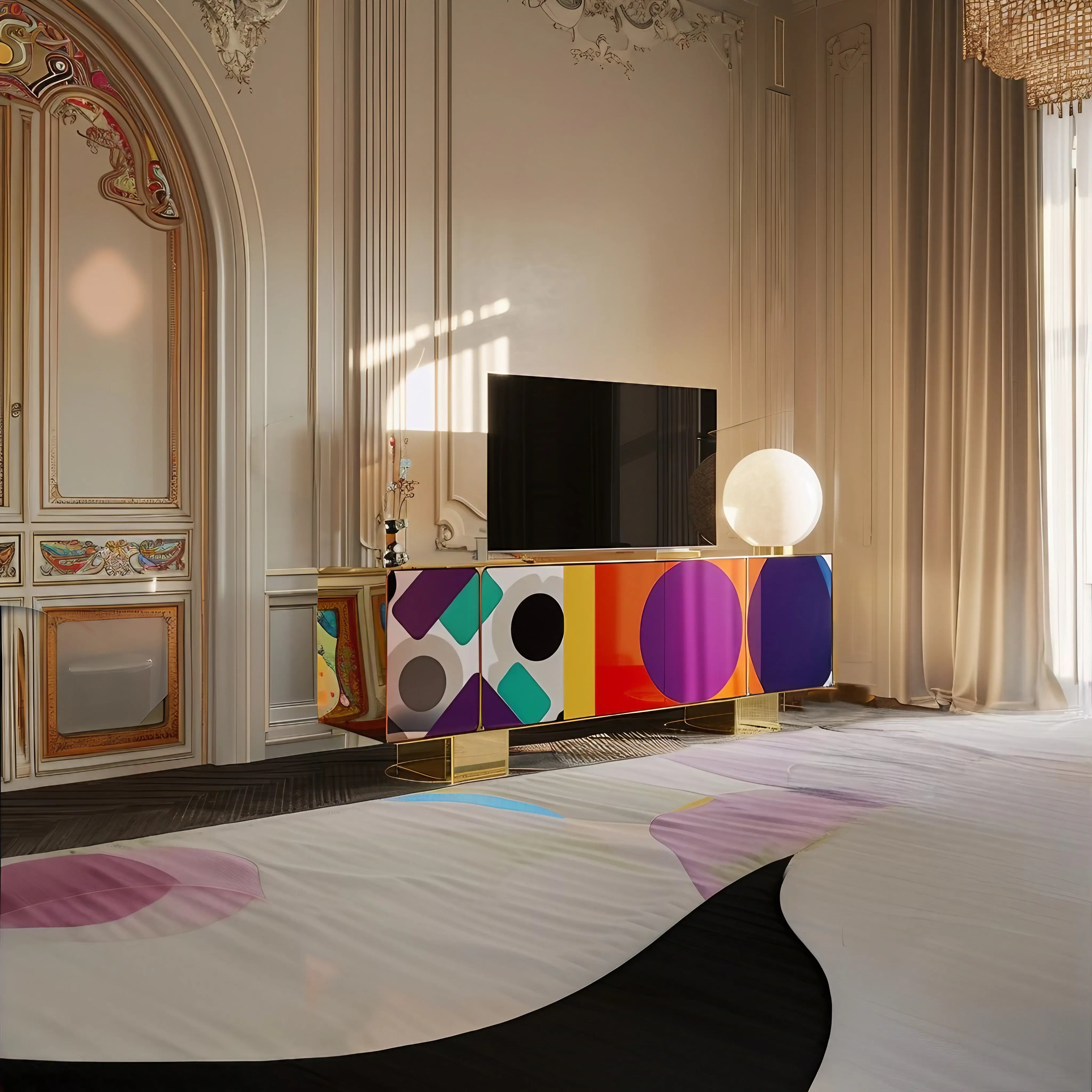 Prism Console Table Interior Moderna