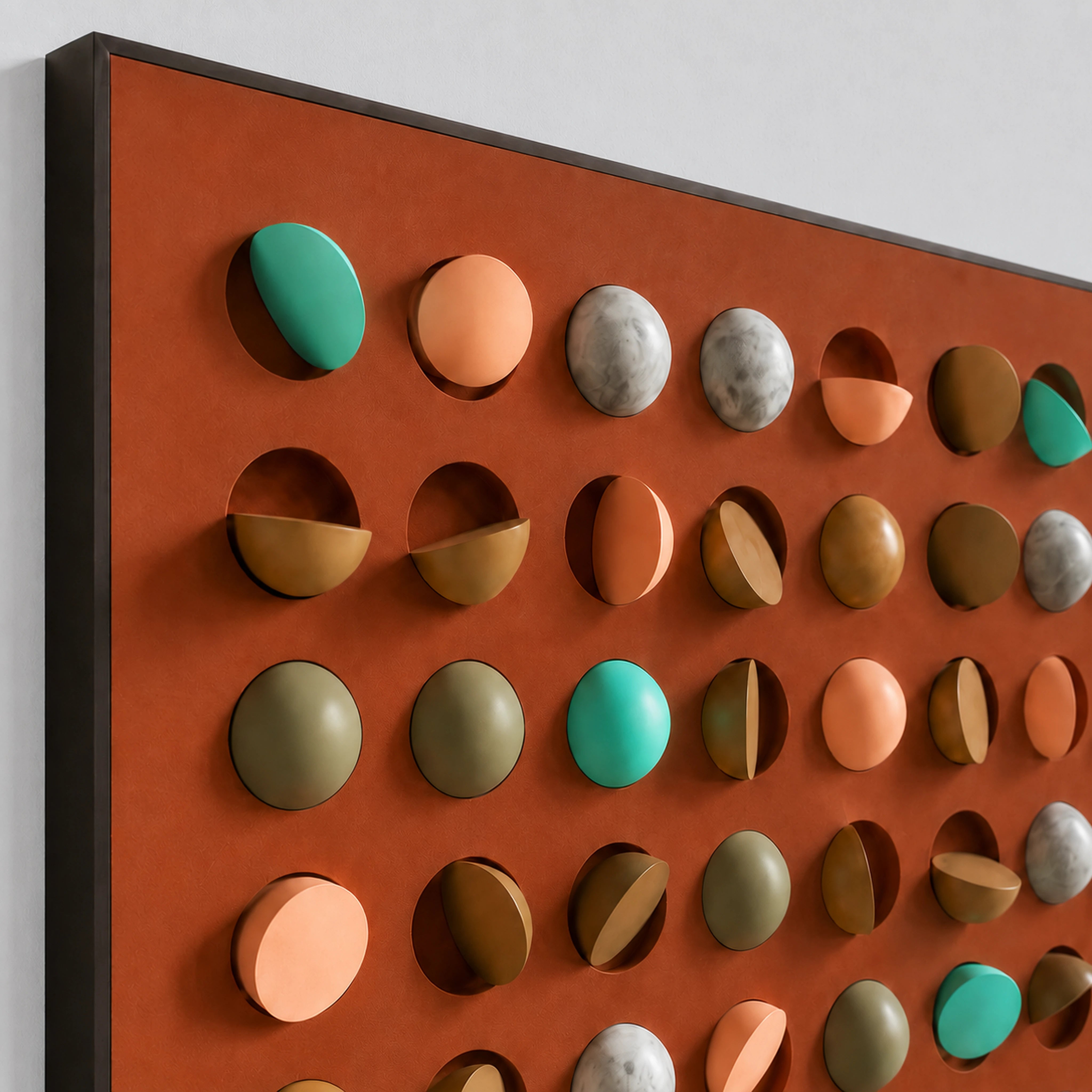 Dynamic Rainbow Sphere Rhapsody Wall Art Interior Moderna
