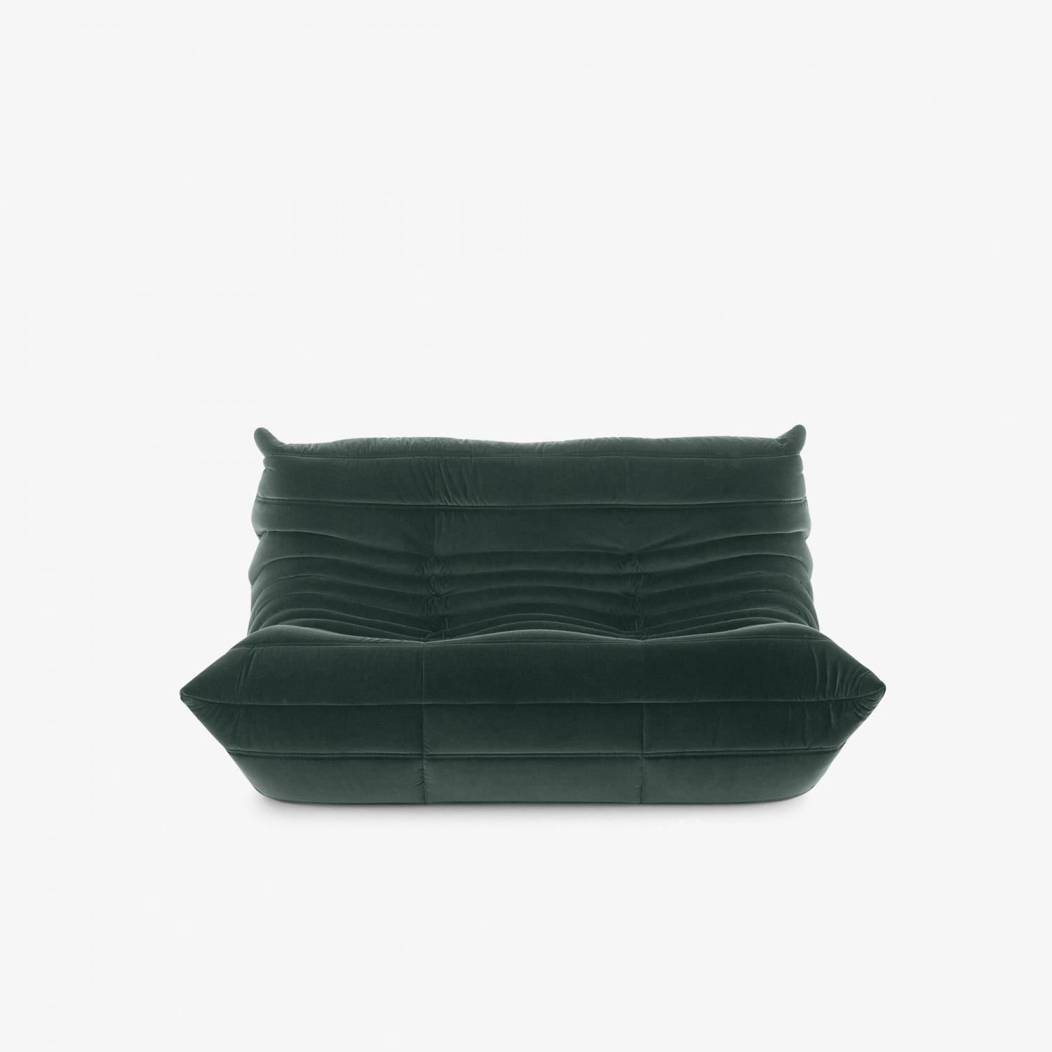 Togo Two seater Sofa Interior Moderna Emerald Green  