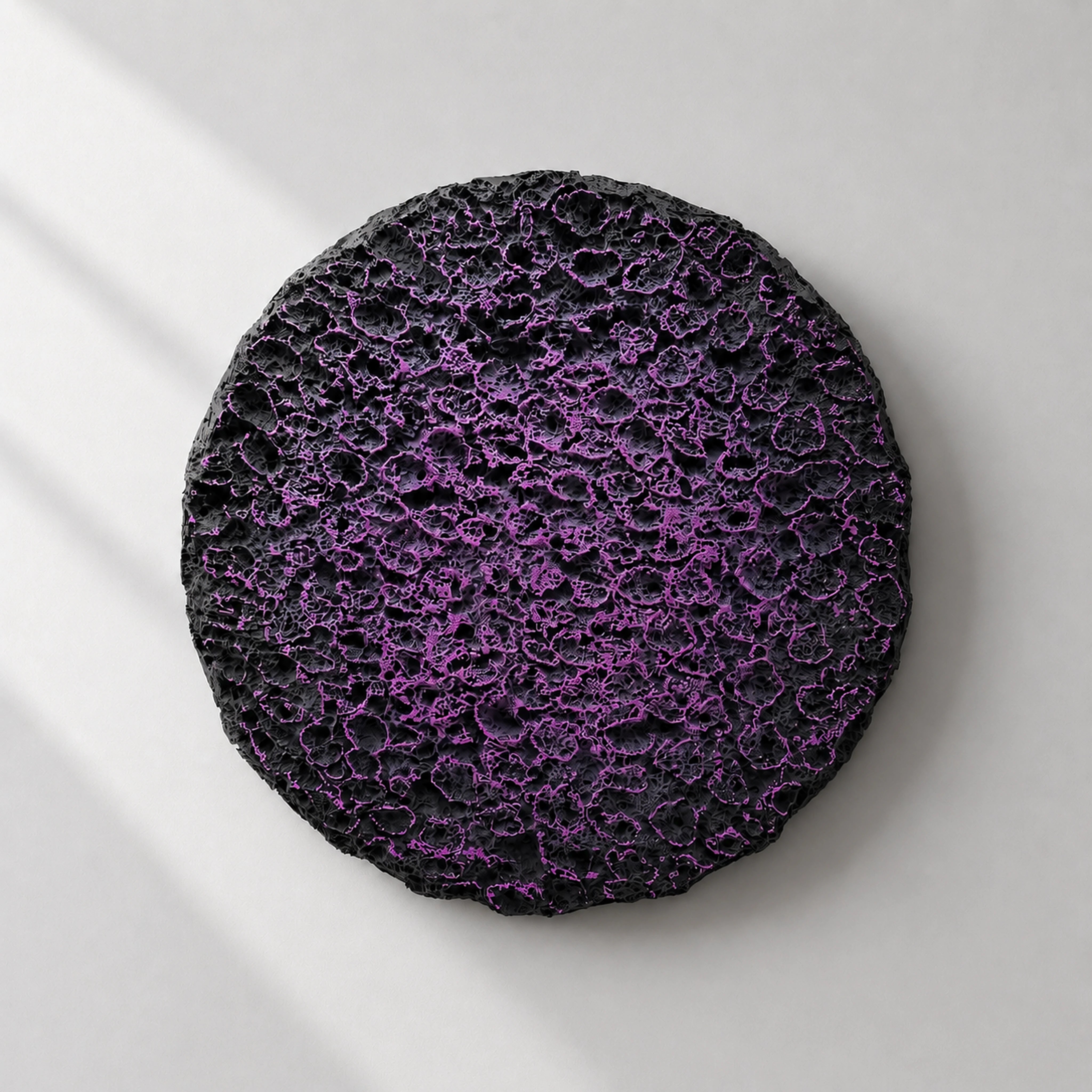 Erosion | Violet Coral Wall Art Interior Moderna