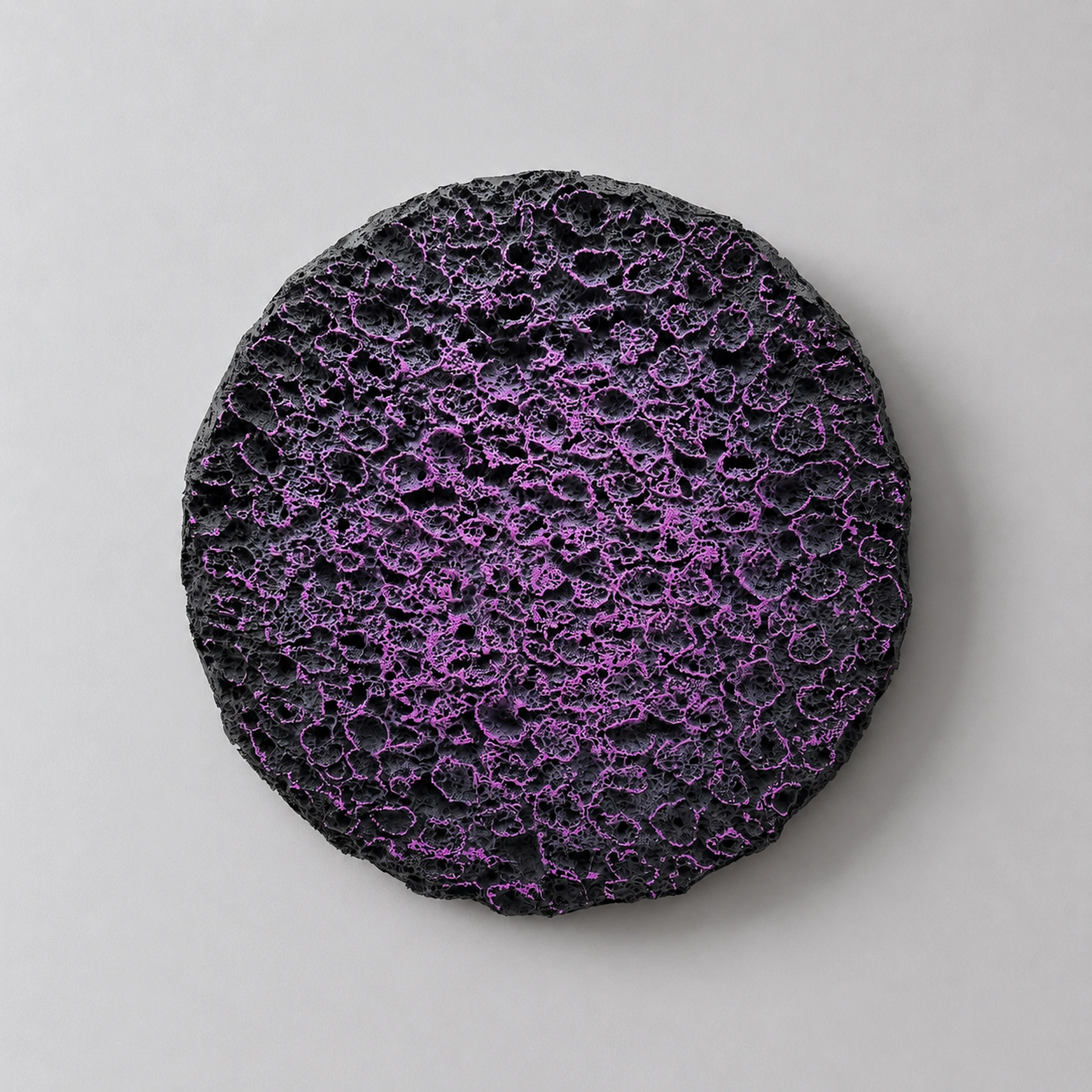 Erosion | Violet Coral Wall Art Interior Moderna